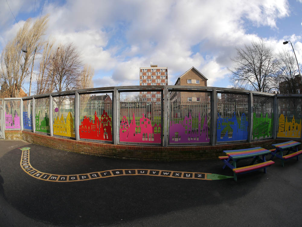 Primary school outdoor art