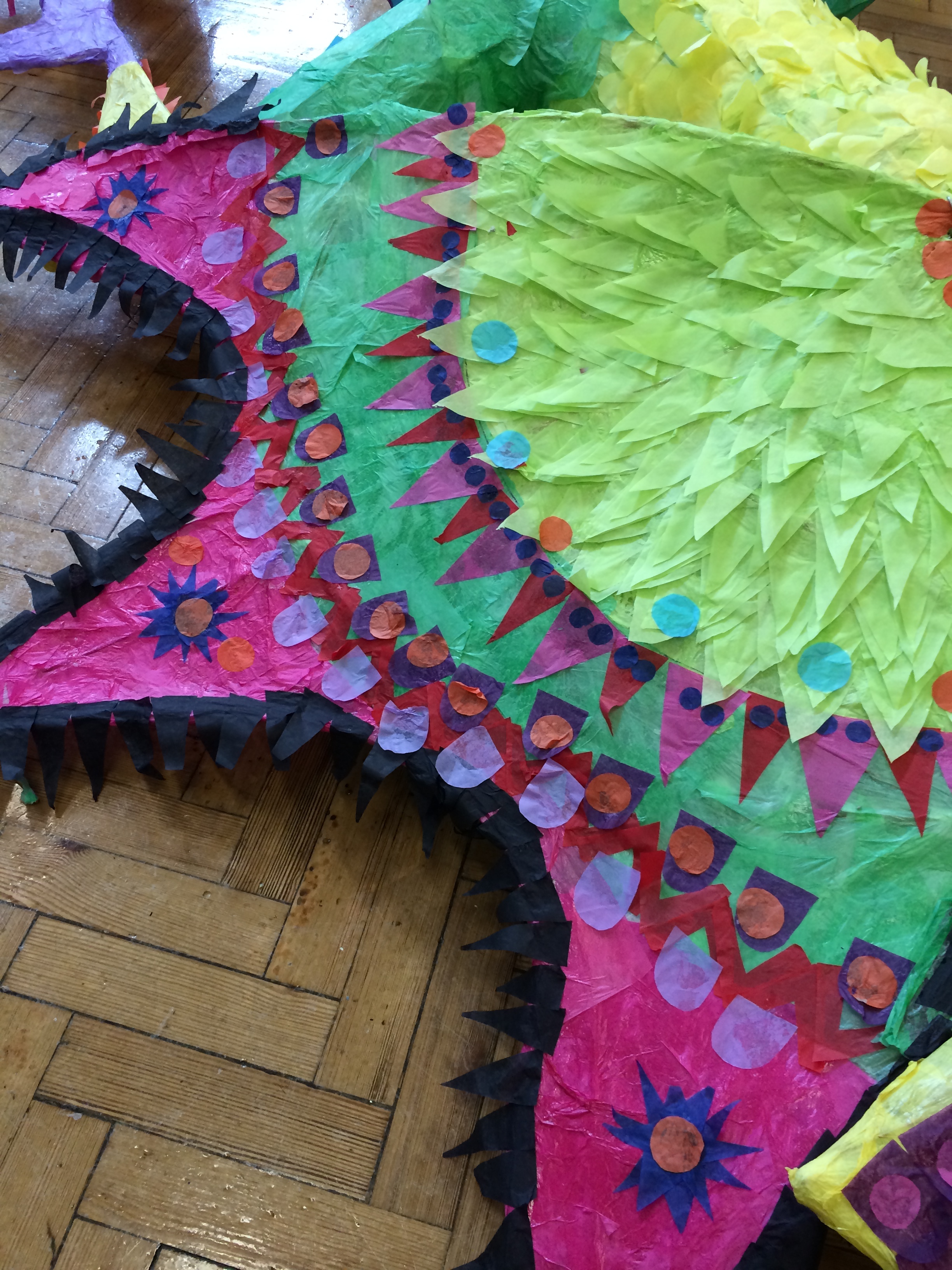 Dragon wing detail