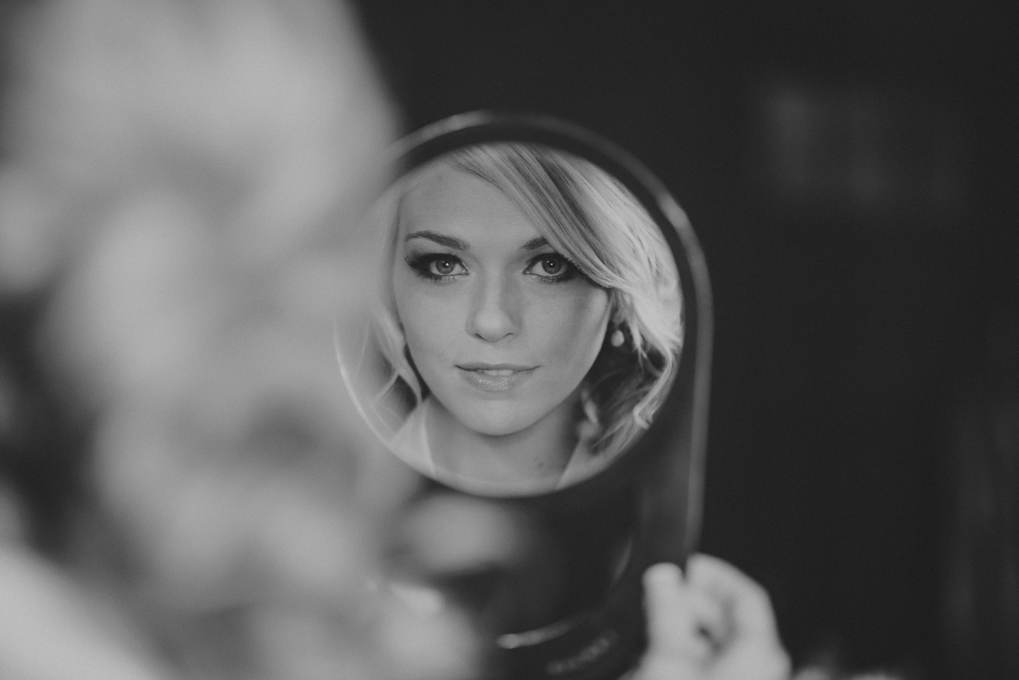 Savannah Wedding Photography - Bride in Mirror