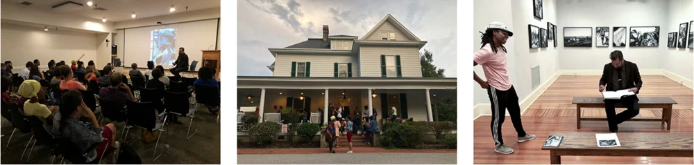 Lecture, exhibition opening, and book signing at Center for Documentary Studies at Duke University, Durham, NC.