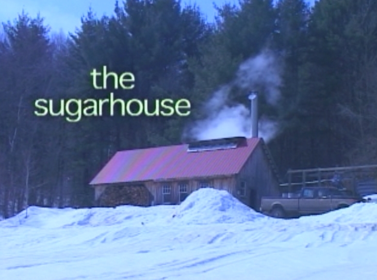 The sap gets transported to the sugarhouse.