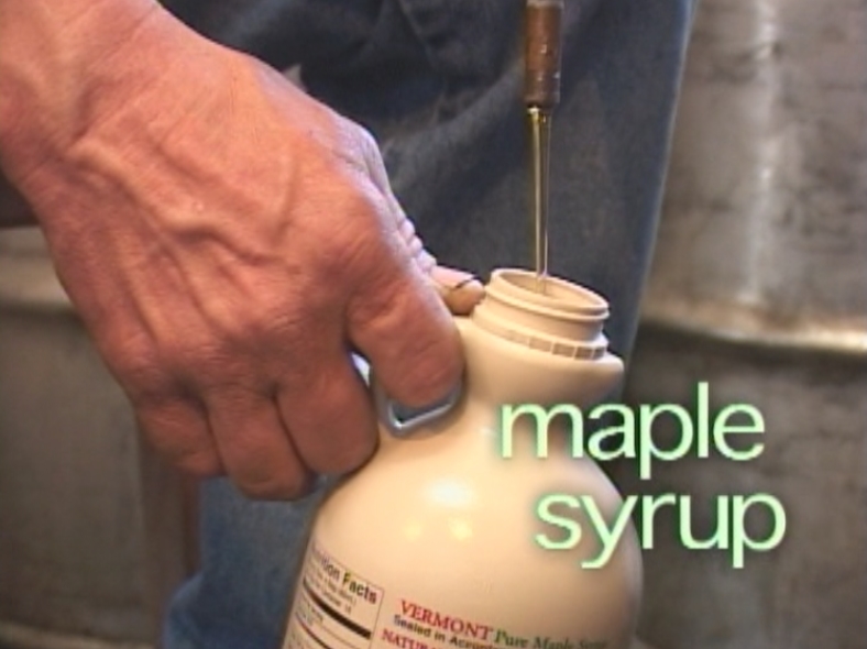 At last maple syrup is made!