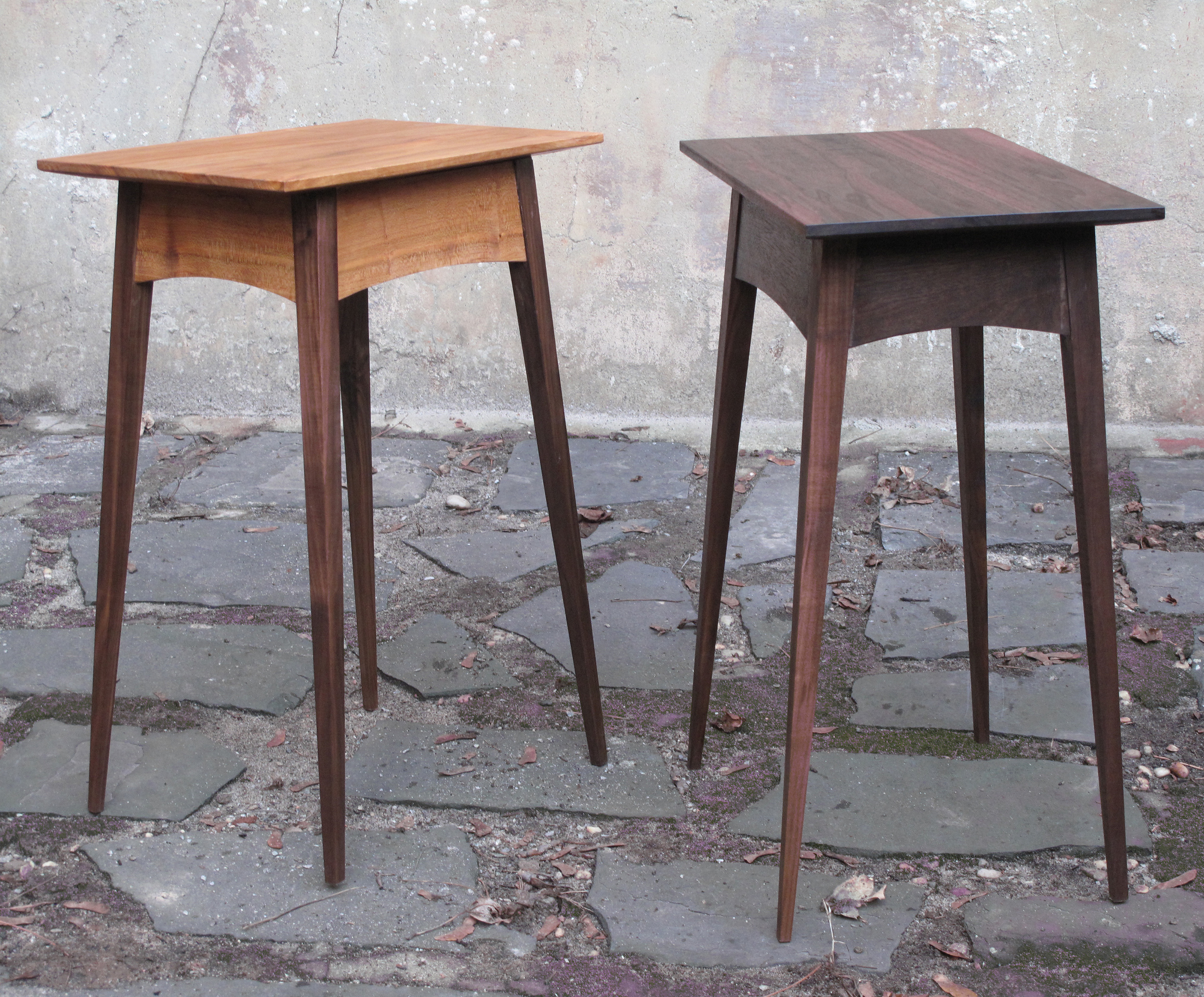 Splayed Leg End Tables