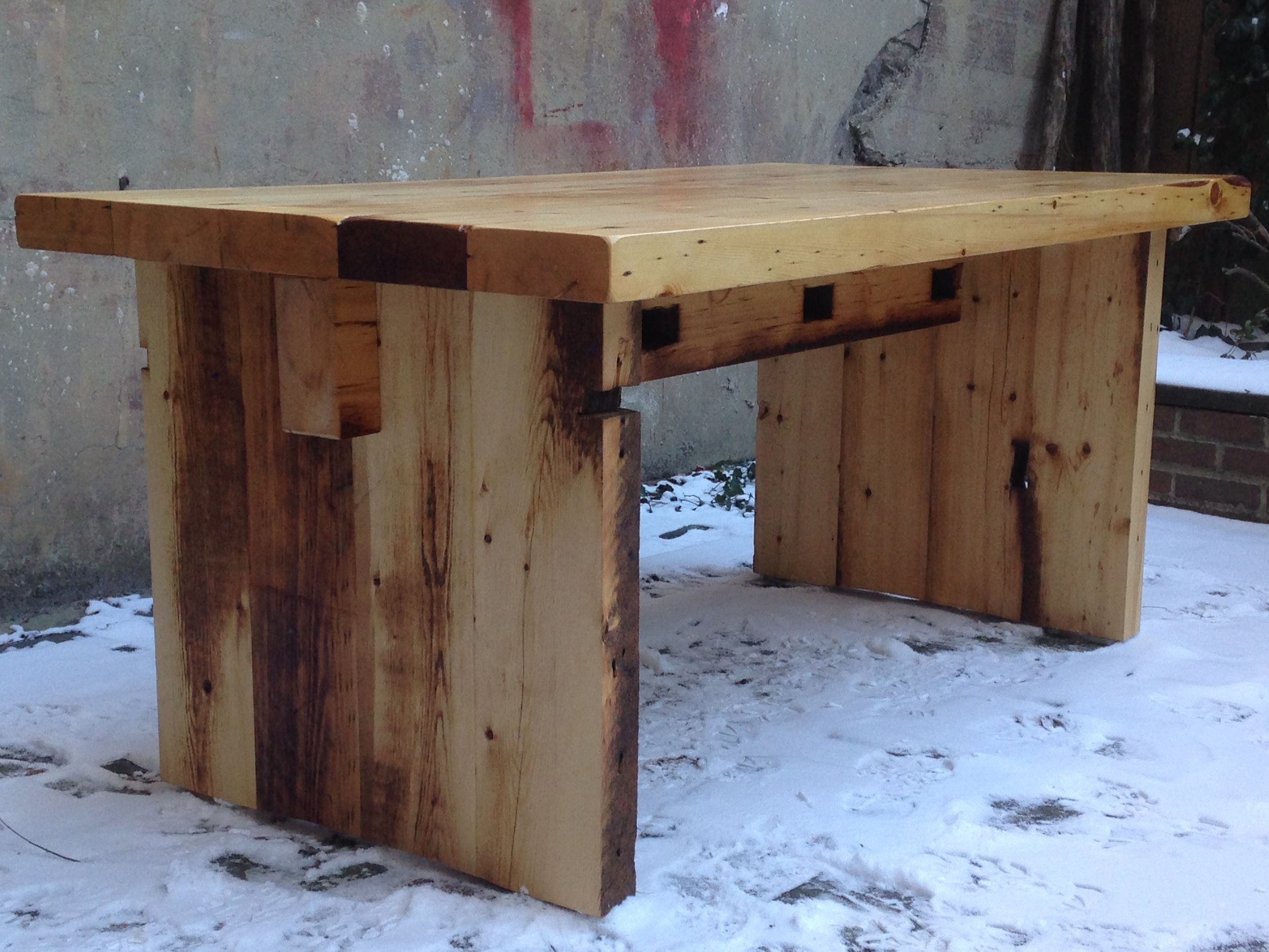 Reclaimed Beam Table