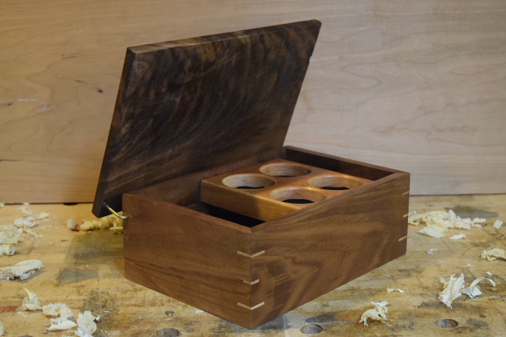 Walnut Jewelry Box