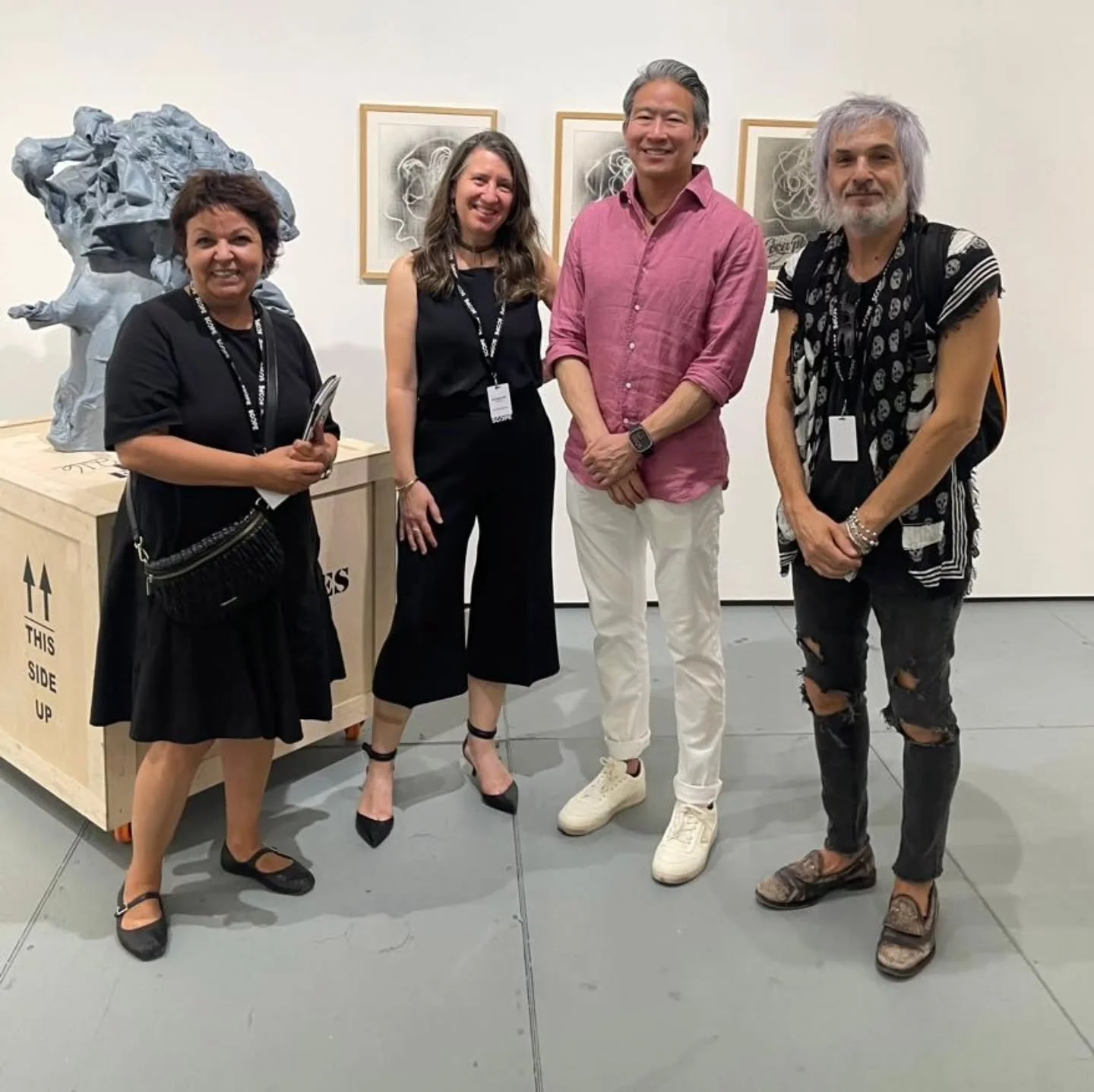 Great discussion yesterday with Jeffrey Y., CEO of @artsy about how #collectors are showing growing interest in small galleries &mdash; the true engines of cultural discovery and artistic innovation.

Grateful for his visit to Gallery70, Booth H11, a