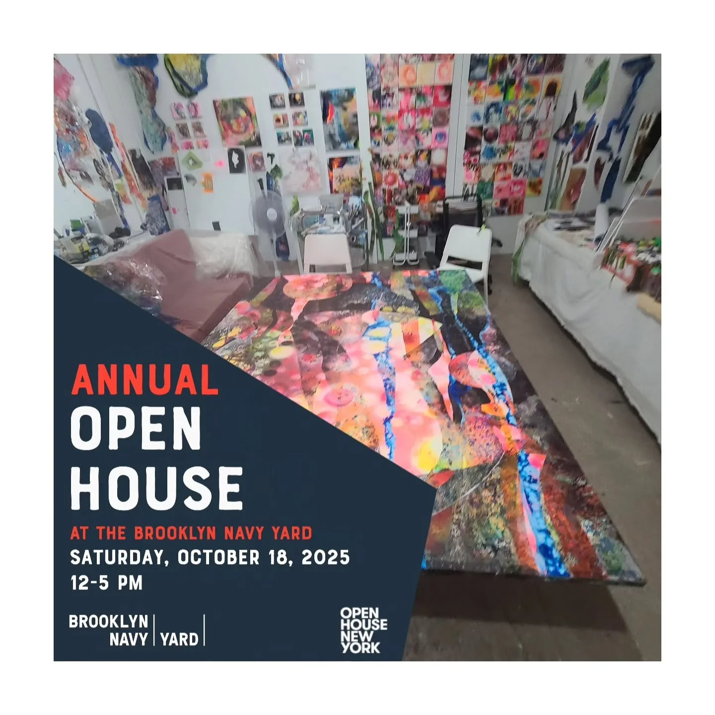 This Saturday 12-5pm I'll be participating in Open House New York.  Talk and demo at 4pm.&nbsp;

Millie Benson Projects Open Studio:
12:00 p.m. &ndash; 5:00 p.m.&nbsp; Check-in at Building 77: 141 Flushing Avenue / Event is FREE / 13th&nbsp;Floor
