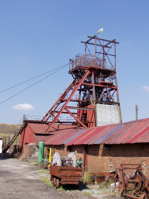 The Big Pit winding tower