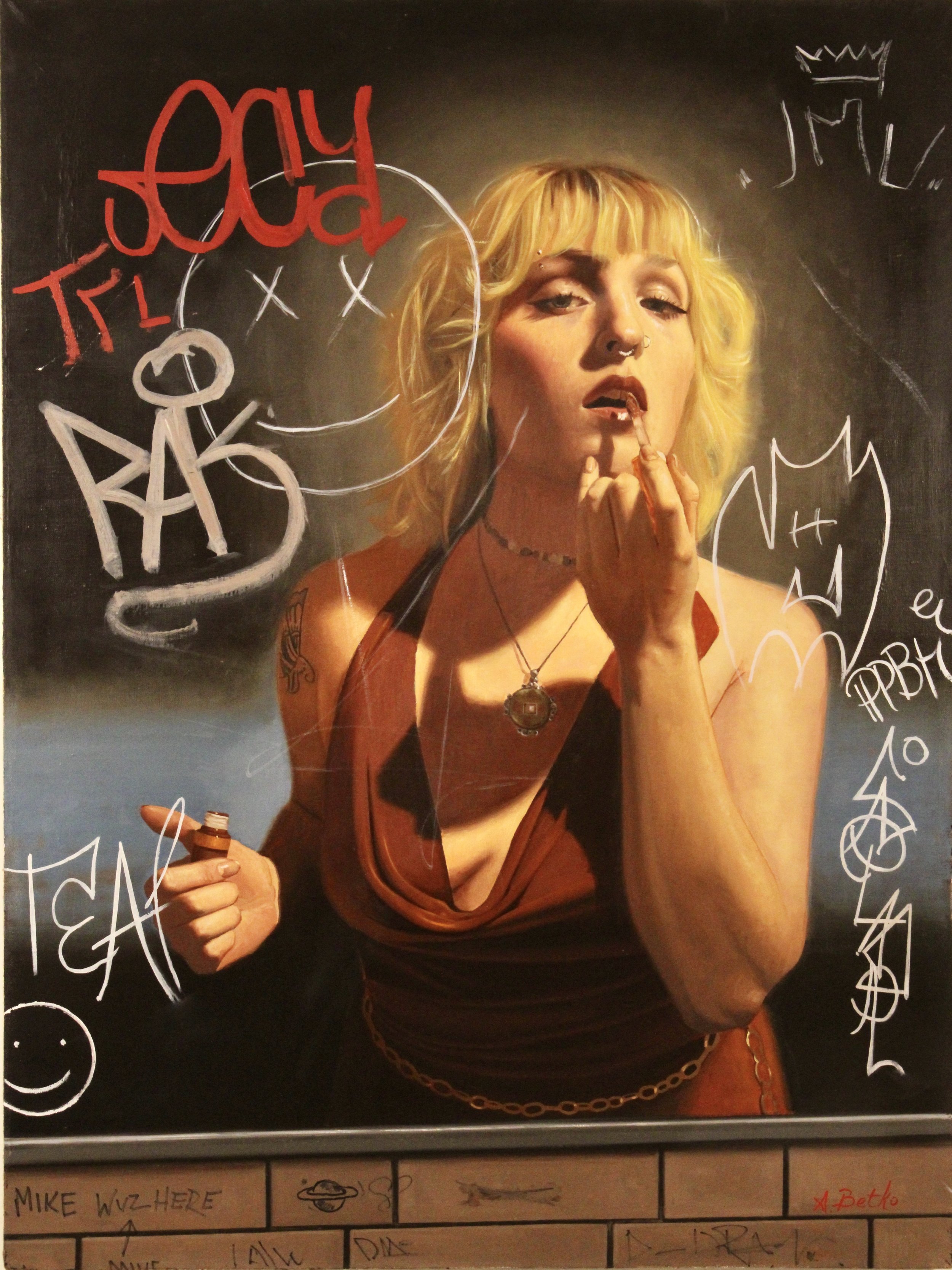 "Once Upon A Time In America", 40" x 30", oil on linen