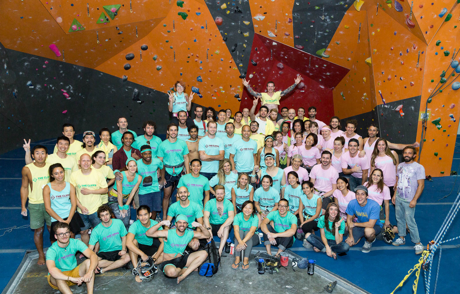 Another success was the Team Rope Climbing Comp, hosted by The Cliffs Routesetters , which saw our members out in full friendly, competitive, smack-talking force.