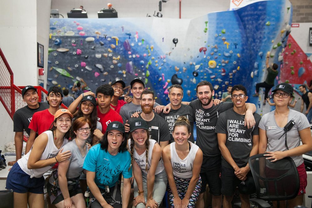  We partnered with  The North Face  to host Walls are Meant for Climbing, an international event with pro-athlete clinics, panels, and a 1 million dollar donation from TNF to the  Trust for Public Land . Photo:  Sasha Turrentine  