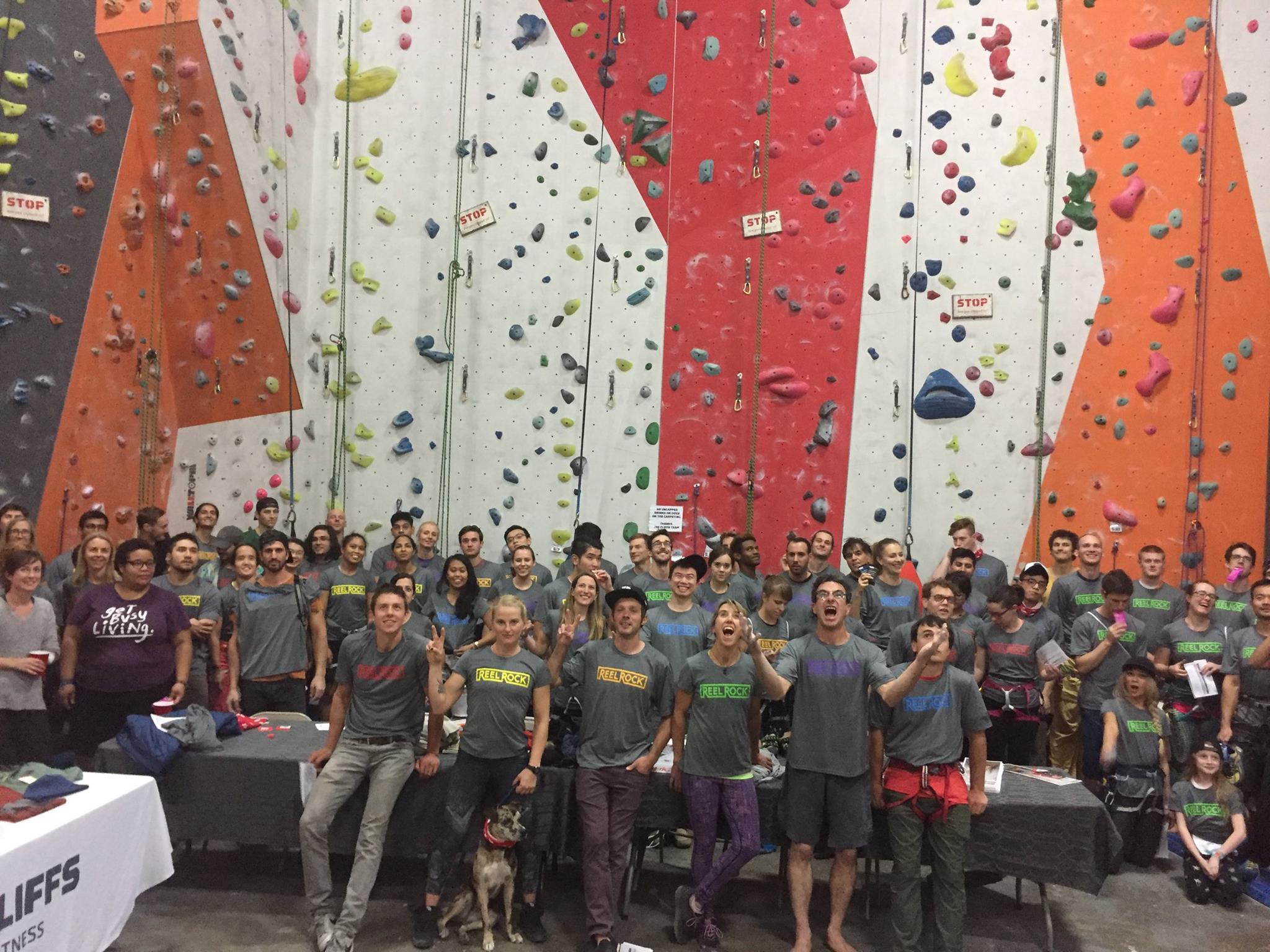 We were psyched to partner with our friends at Reel Rock again to host NYC's Reel Rock Fest. 