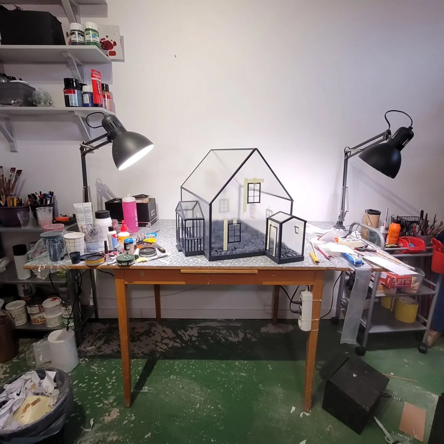 Arbetsbordets skiftningar.