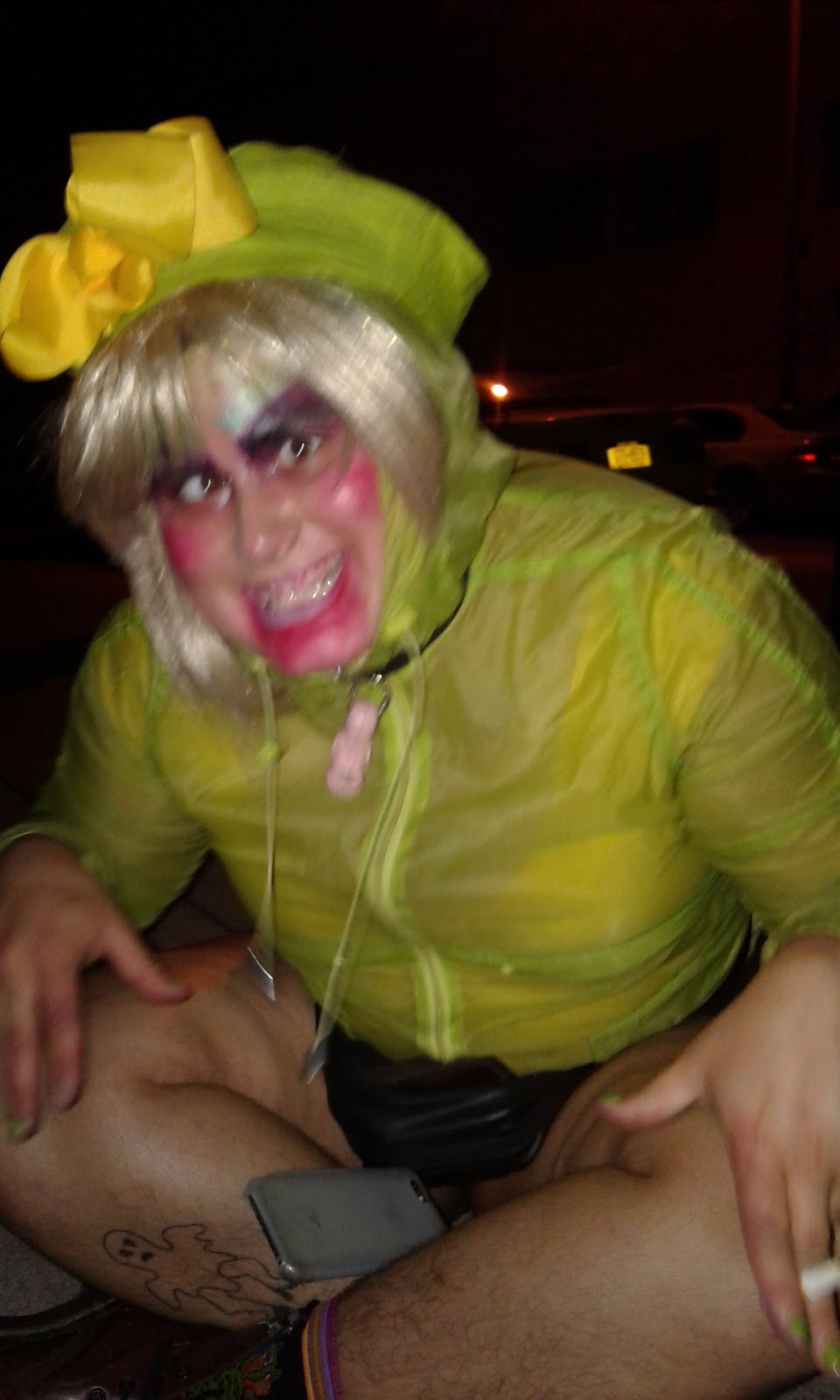 Zo before the show in New York