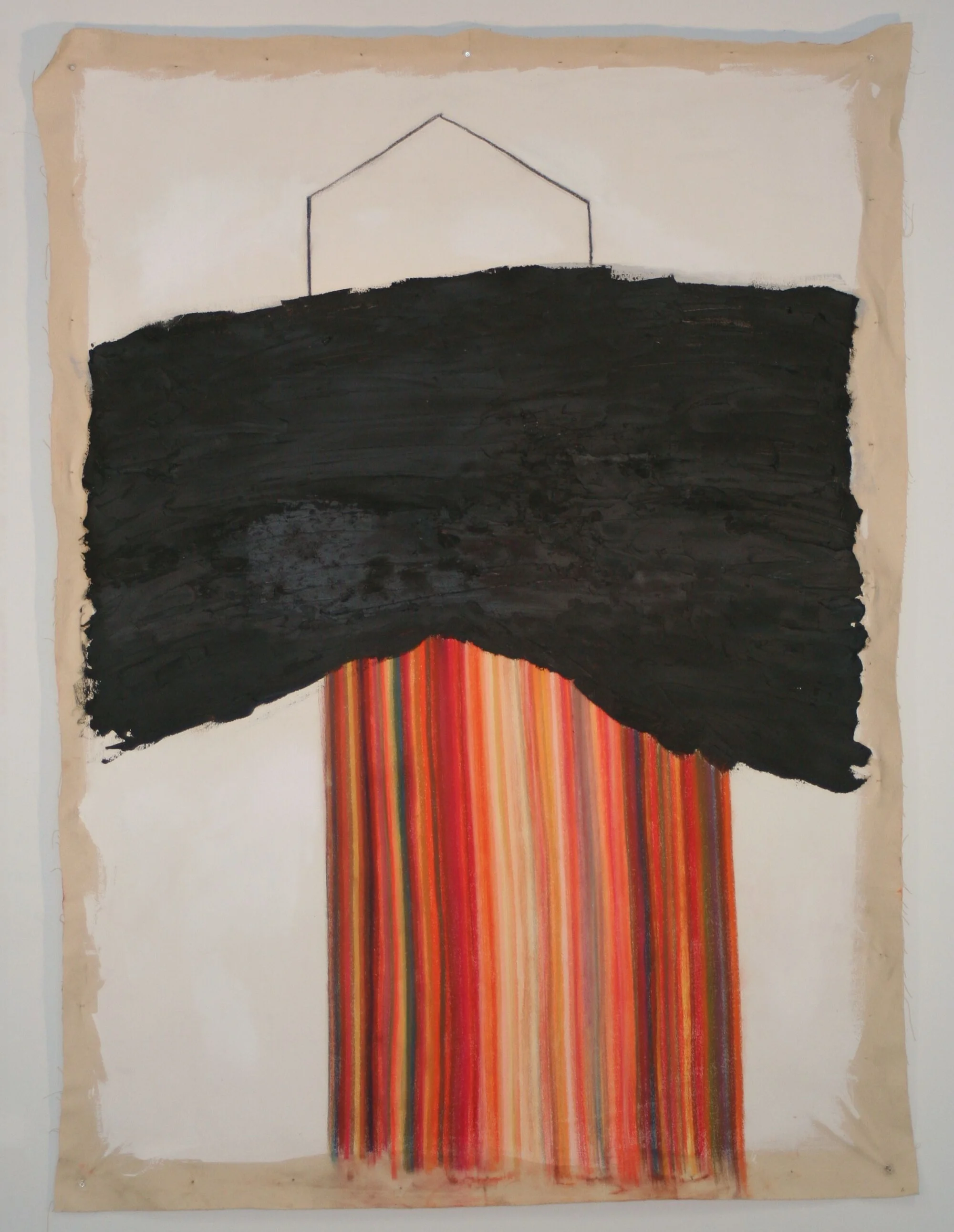 Arch by A. DiCamillo 5’x3’ Oil and chalk pastel on canvas 2014