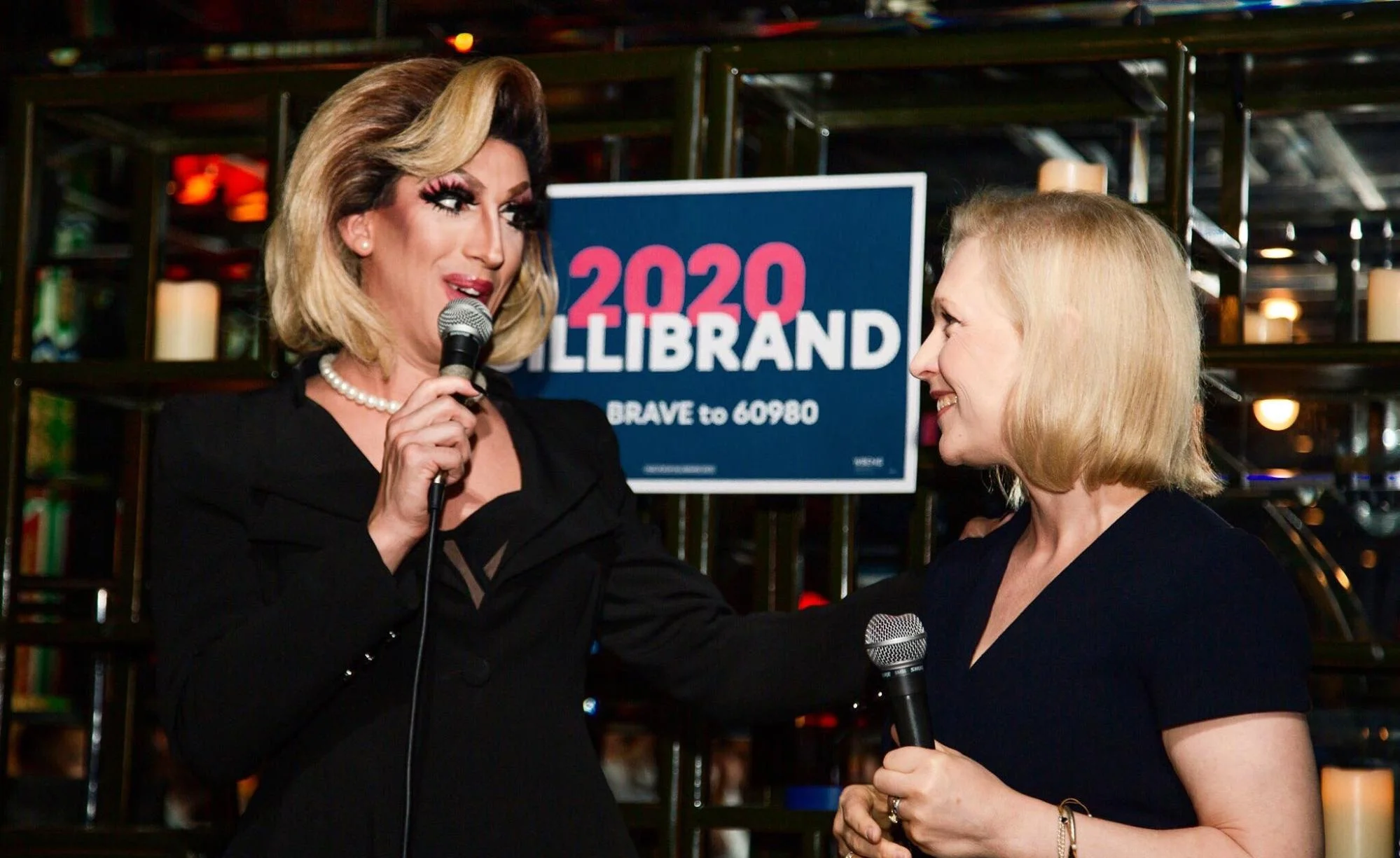 NYC Drag Queen makes herstory by hosting talk with Presidential Candidate Kirsten Gillibrand 
