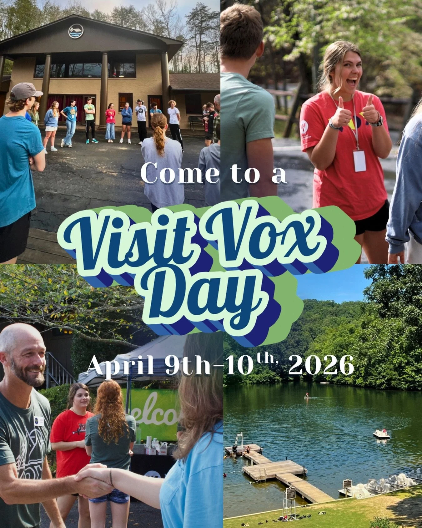 Informative, fun, and free - come get clarity on God&rsquo;s next, best steps for you. (Whether it&rsquo;s Vox or not! But we sure hope it&rsquo;s Vox!) 

Visit Vox is like a college tour but better. Come see what life is actually like at Vox School 