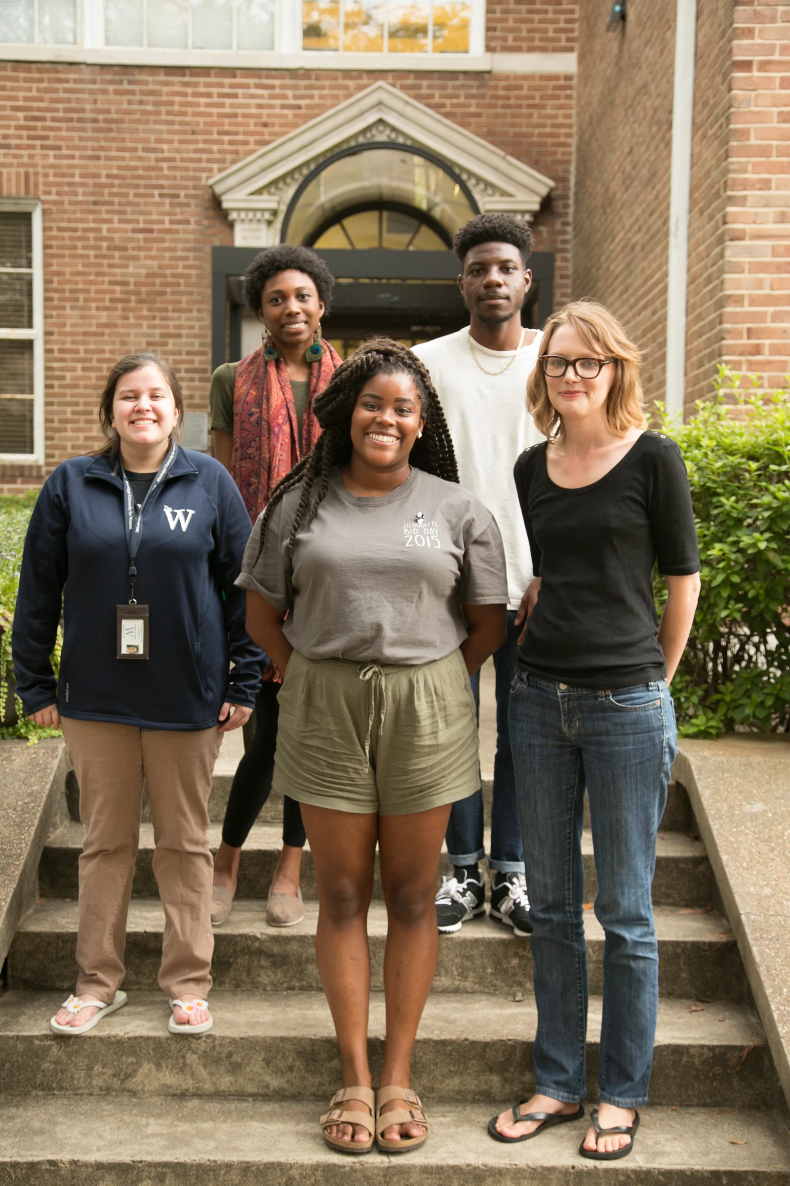 Dr. Kempker and students research integration at The W. Photo by Chris Jenkins.