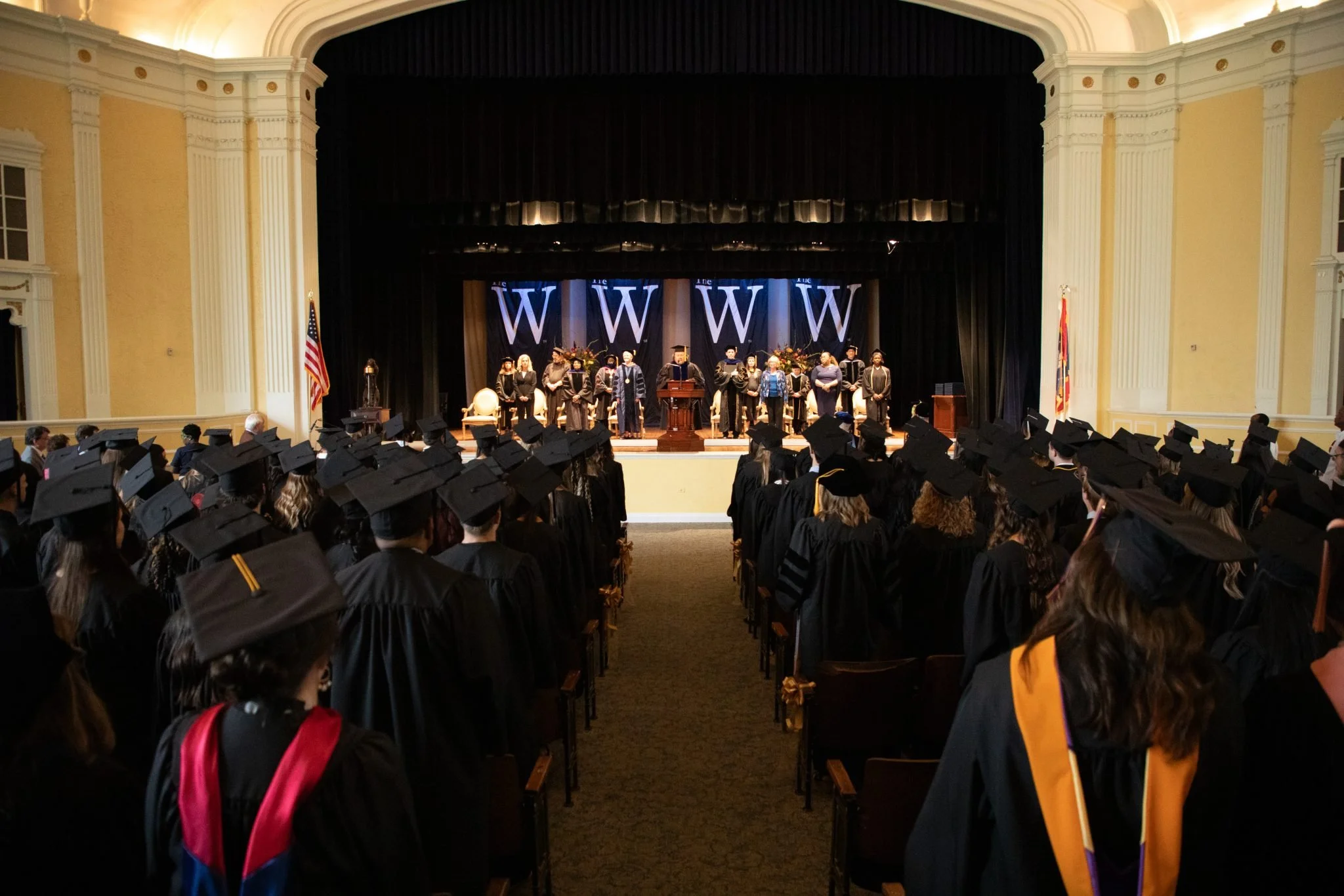 New graduation stoles highlight student involvement, start new tradition at The W