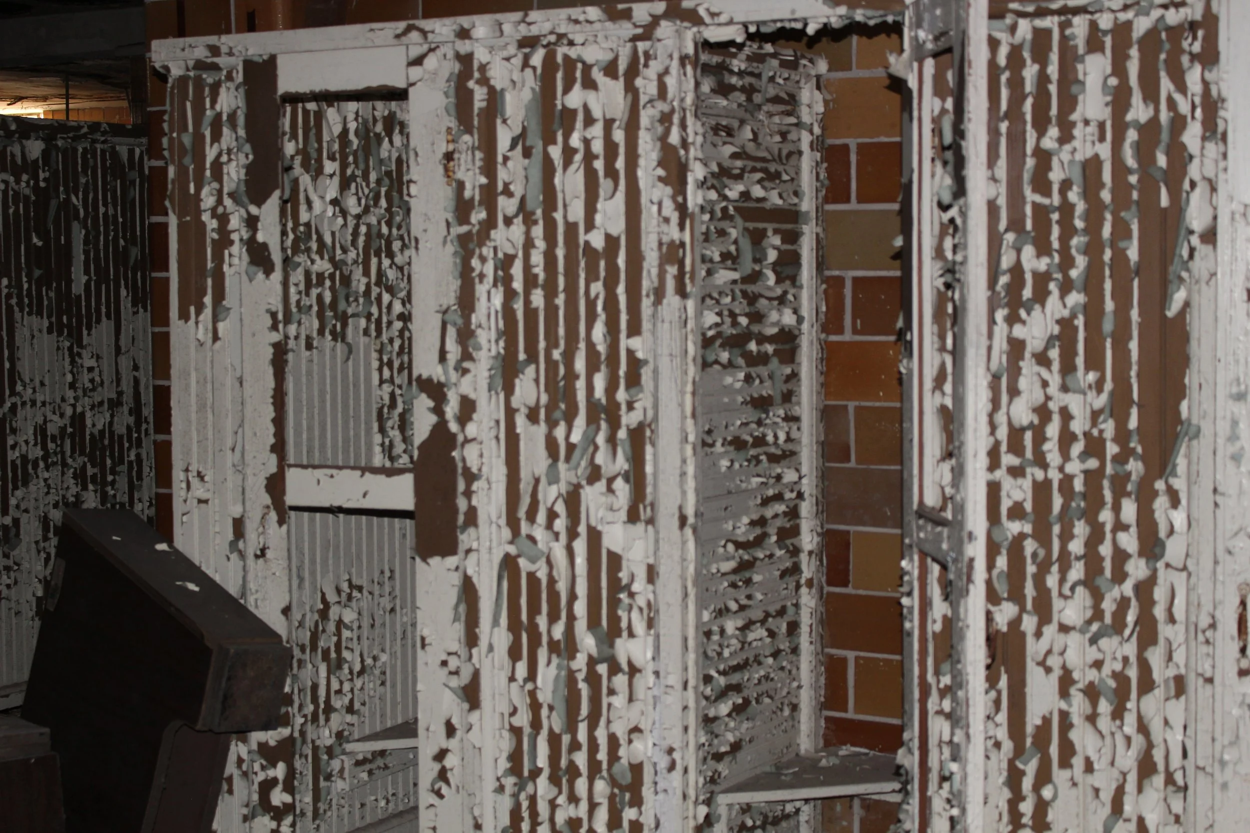  Image 1, the changing stalls in the basement of the building.  