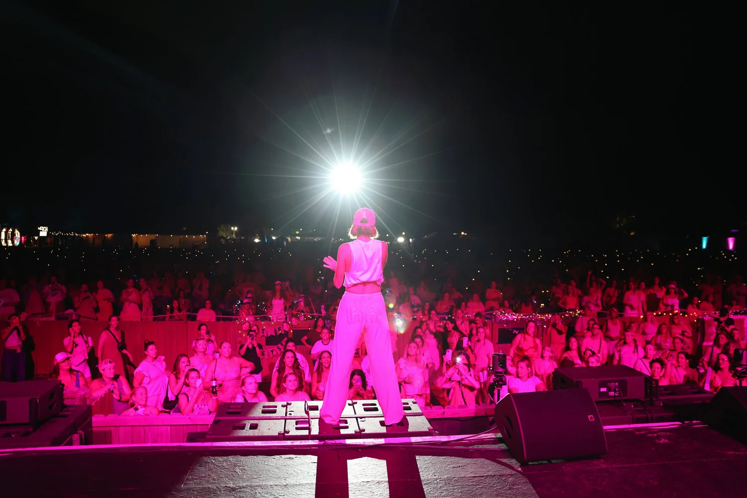 Keltie Knight on stage