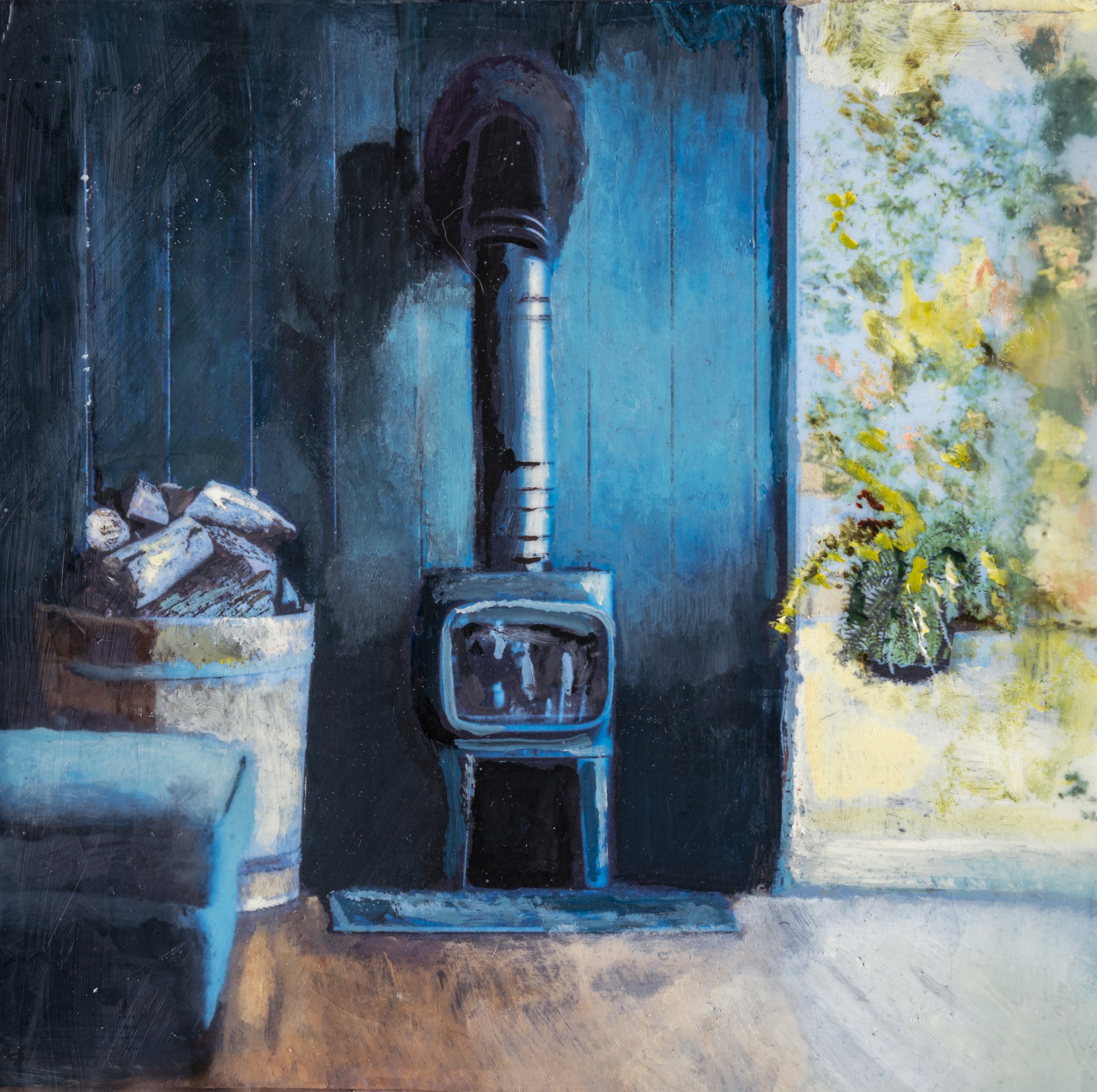 You're Welcome 8 x 8 oil and encaustic.JPG