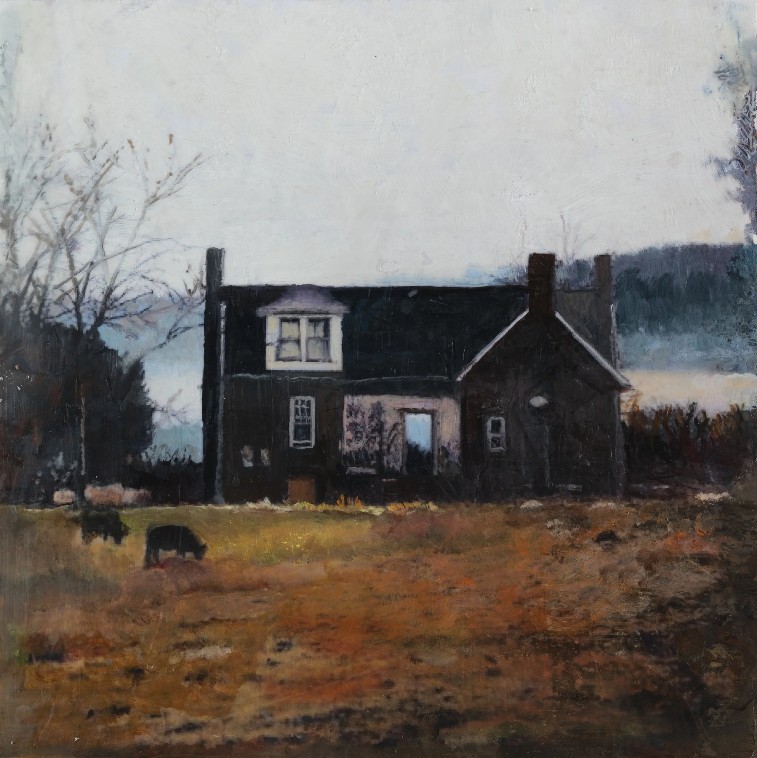 Help Is Coming 8 x 8 oil and encaustic .JPG