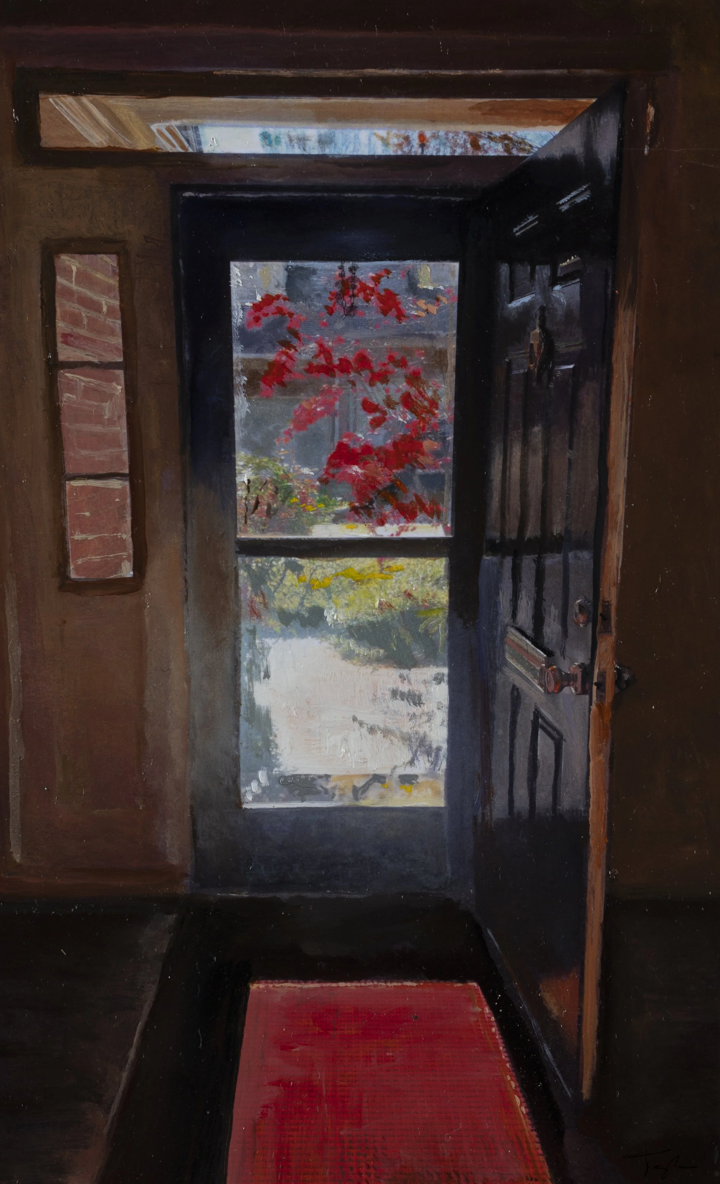 Like Clockwork 10 x 6 oil on treated paper.JPG