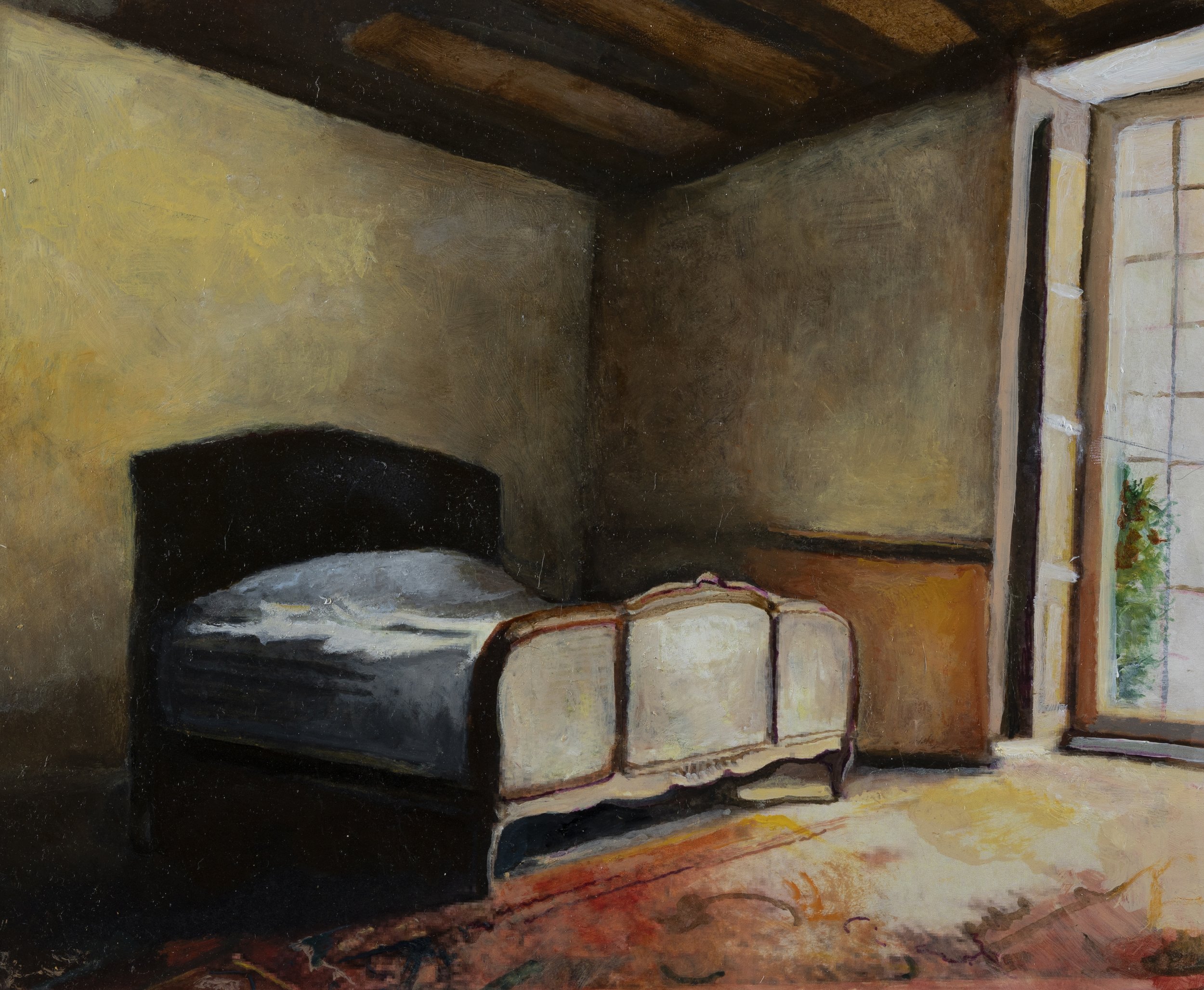 Monday Again 9 x 10.5 oil on treated paper.JPG