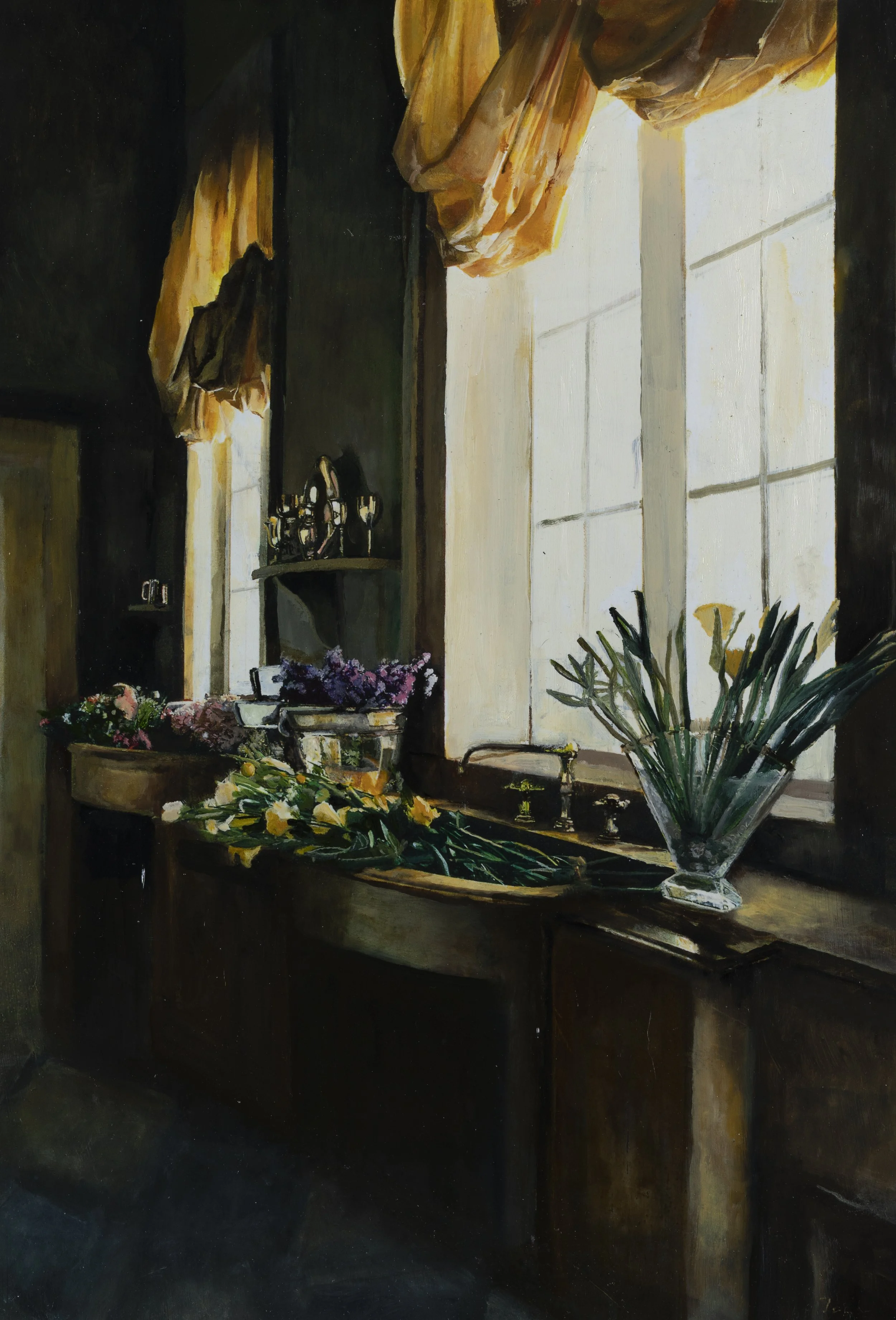 No Surprises Please 20 x 14 oil on treated paper.JPG