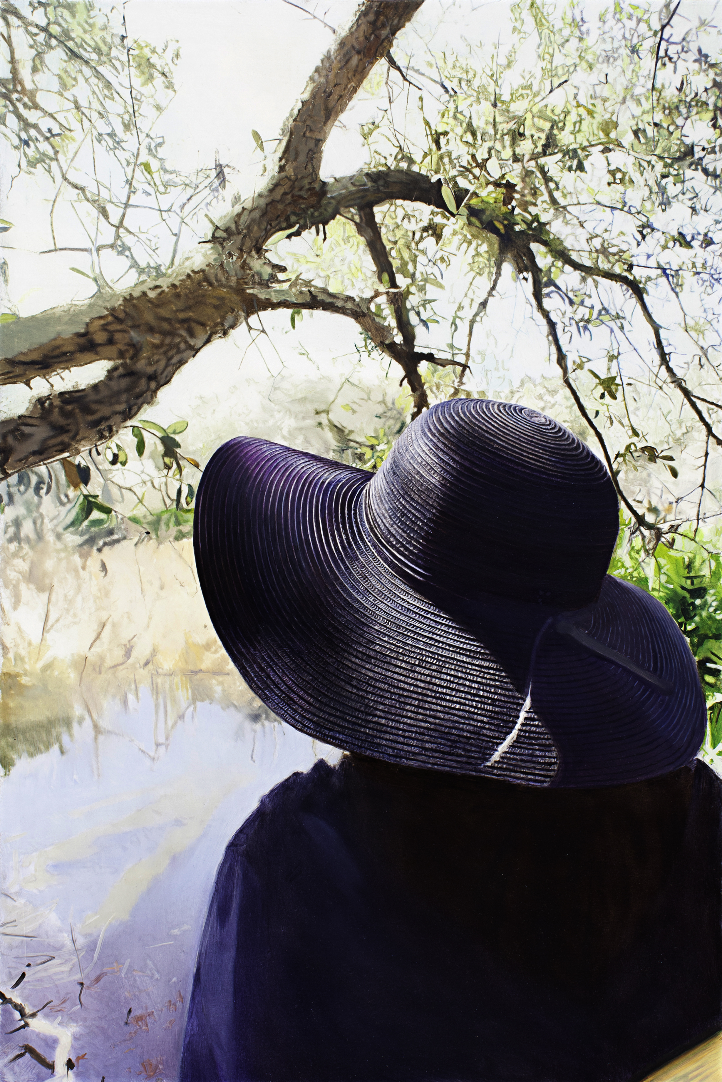marsh, oil on panel, 24" x 16", 2013