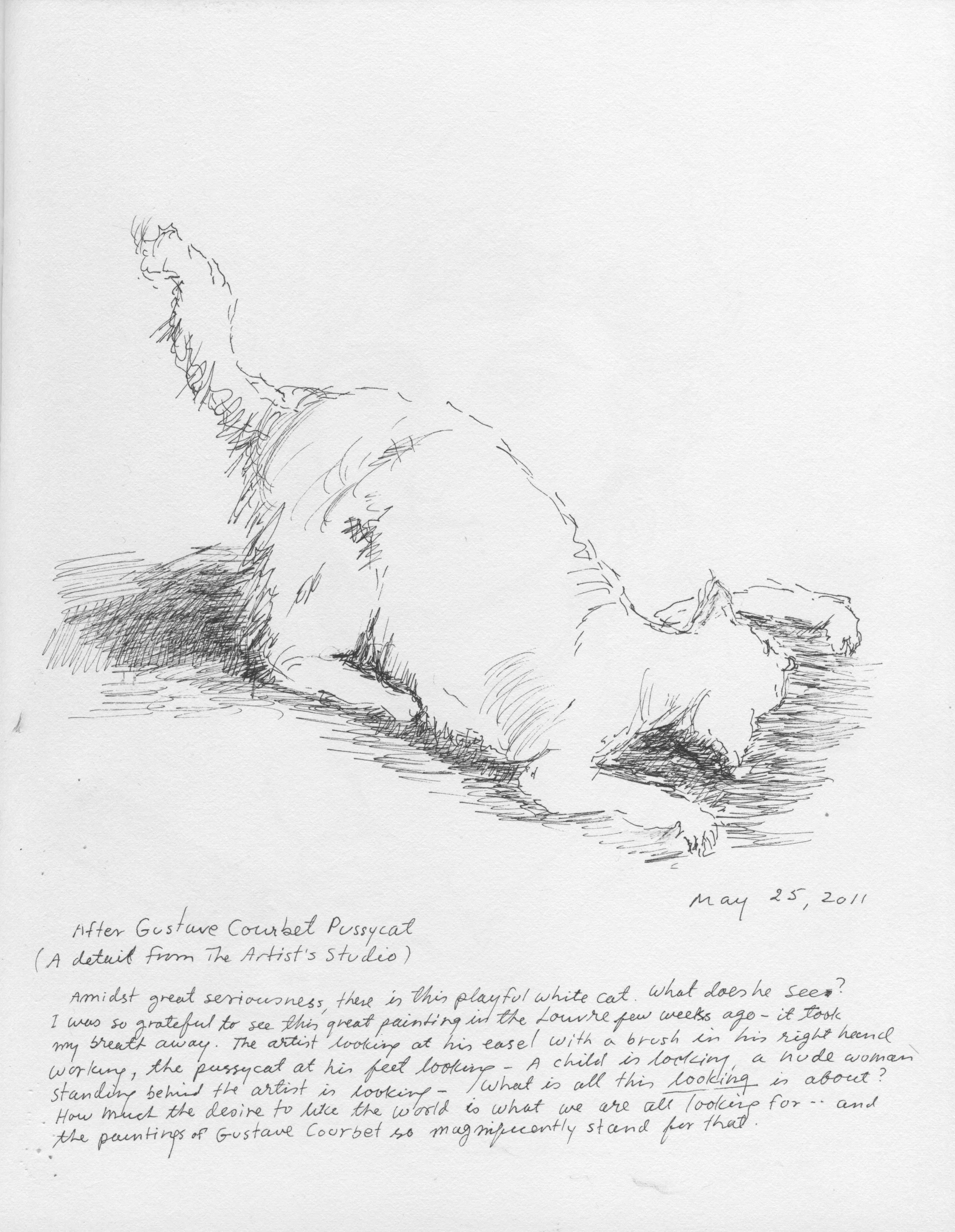 Playful Cat:Courbet.jpeg