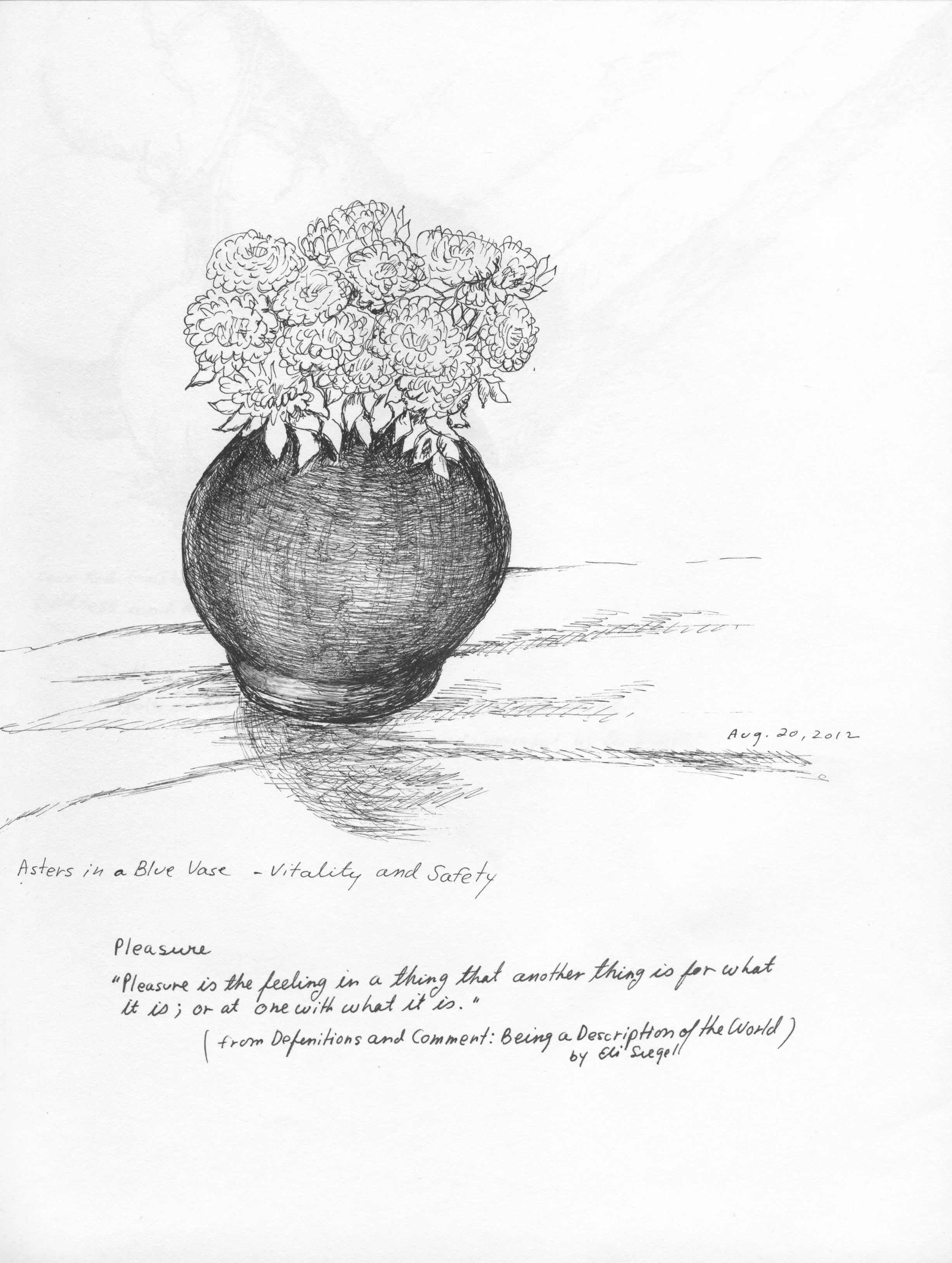 Asters in a Blou Vase.jpeg