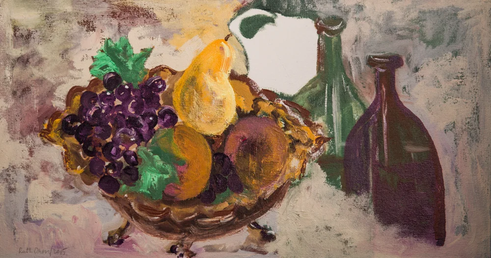 Still-life with Fruits & Bottles (76)
