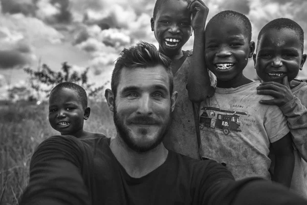 Making friends in Northern Uganda