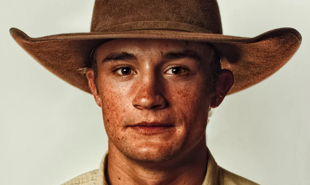 Brady Nichols, Saddle Bronc rider, from Hoystville, Utah.