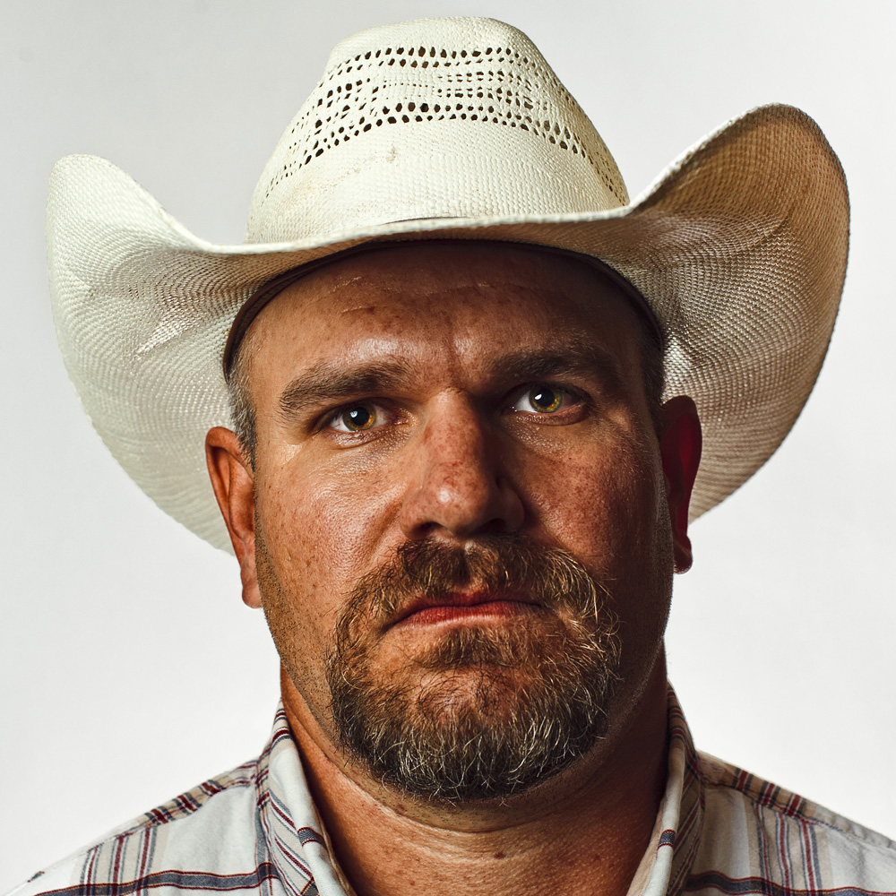 Forrest Mallory, Saddle Bronc rider, from King City, California.