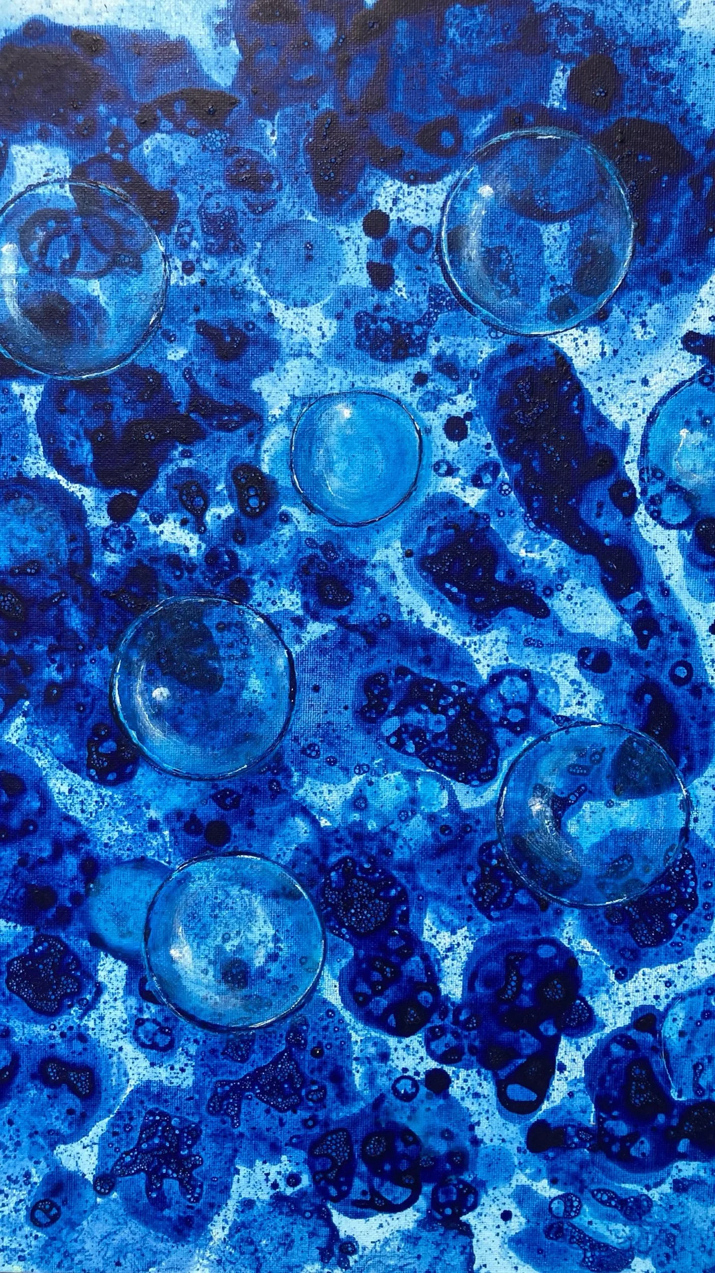  Acryl auf Acryl Papier, 40x50 cm. 