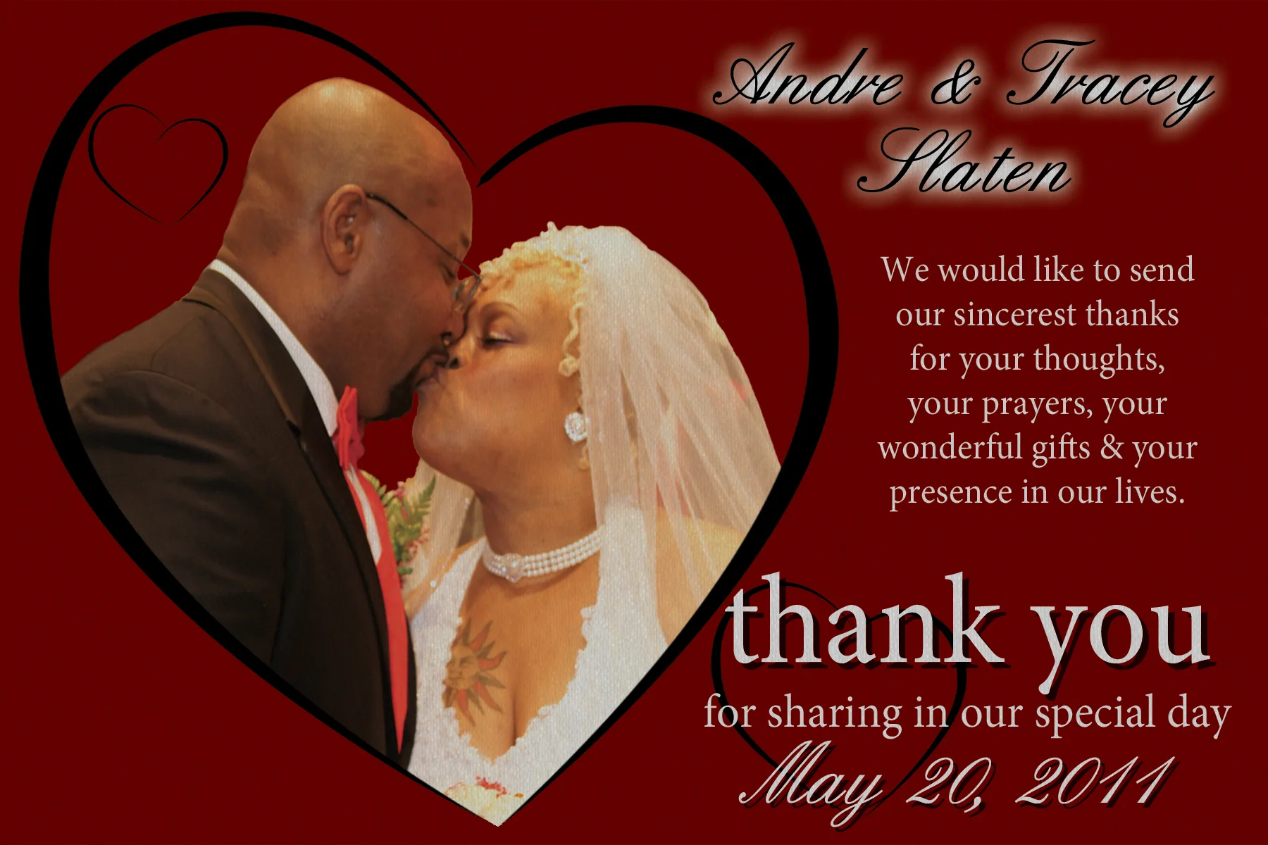 Newlywed Thank You Cards