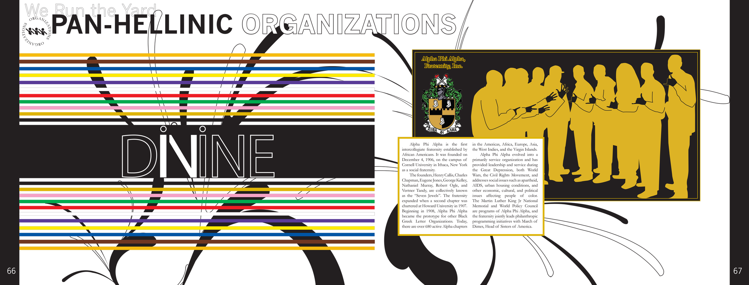 University Yearbook Divine Nine