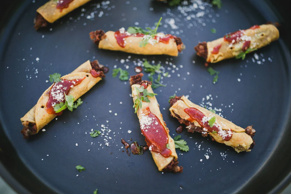 PURPLE POTATO FLAUTAS