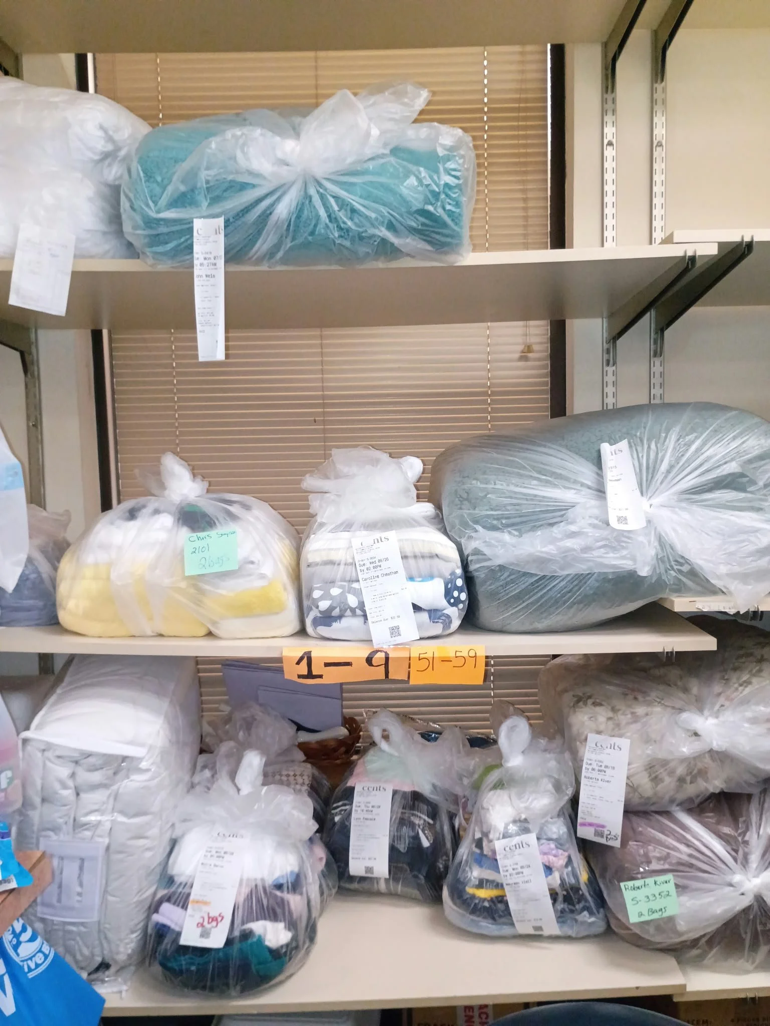 Wash and fold service available 7 days a week