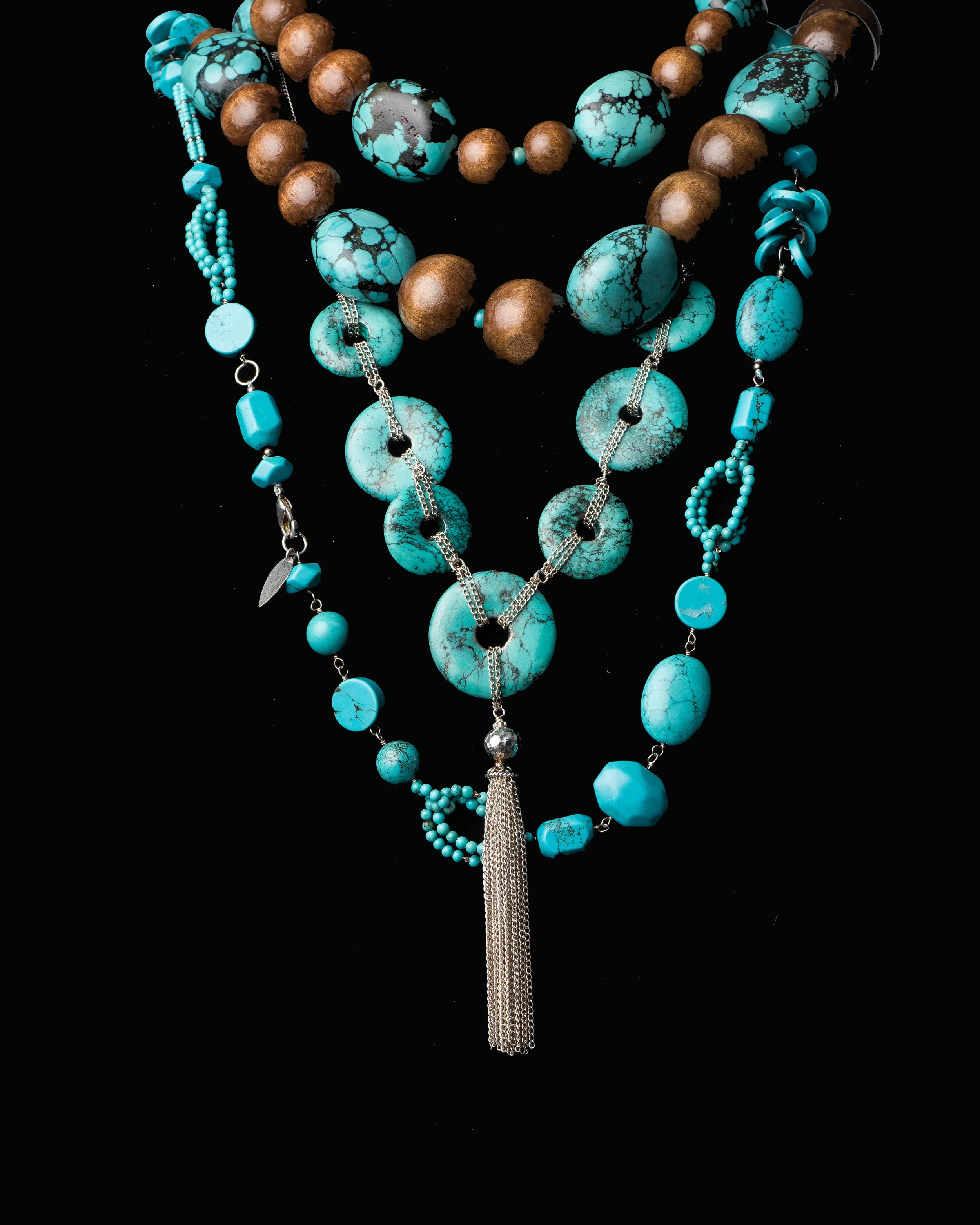 layered turquoise/n104/n105/n106