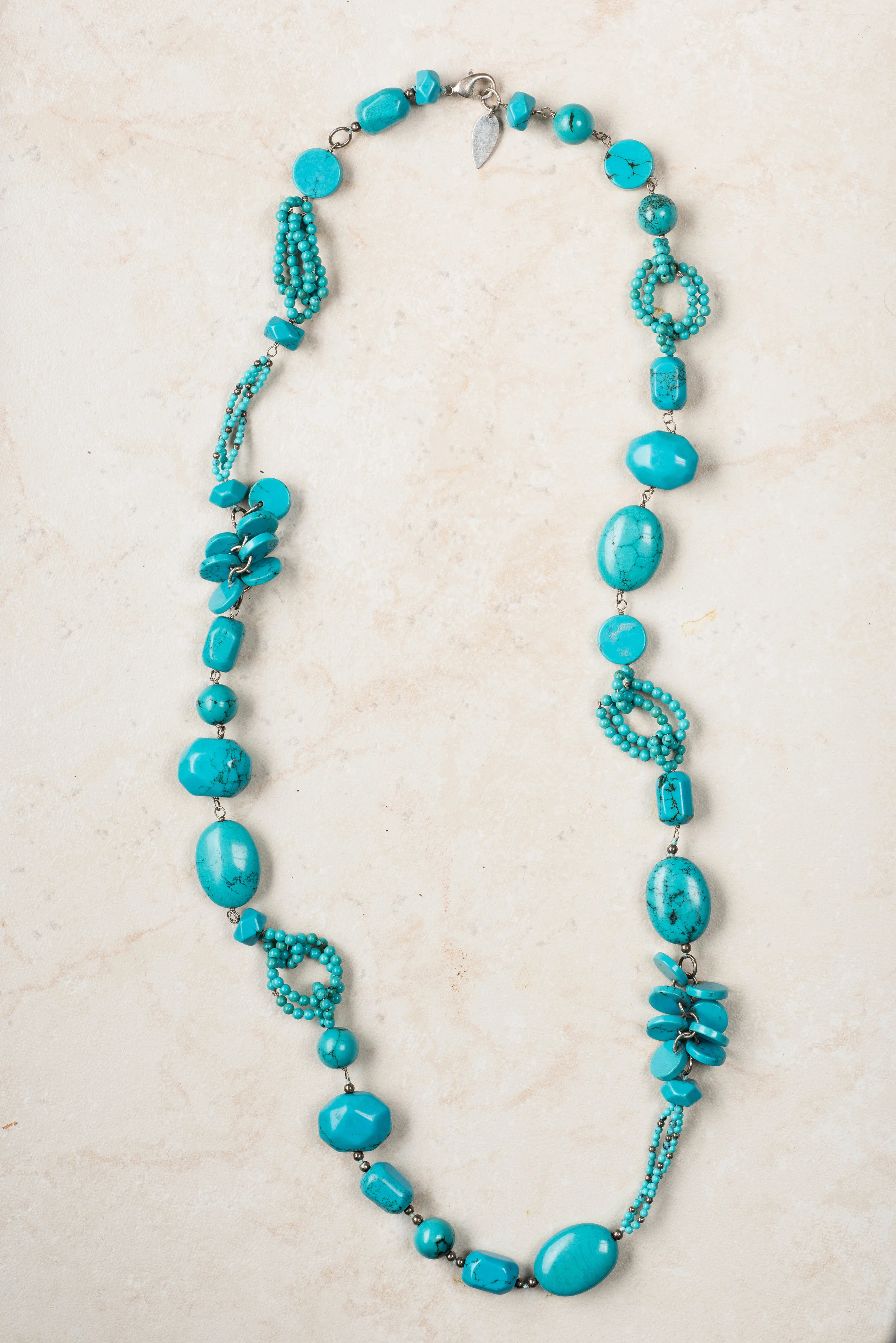 turquoise fancy necklace/n104