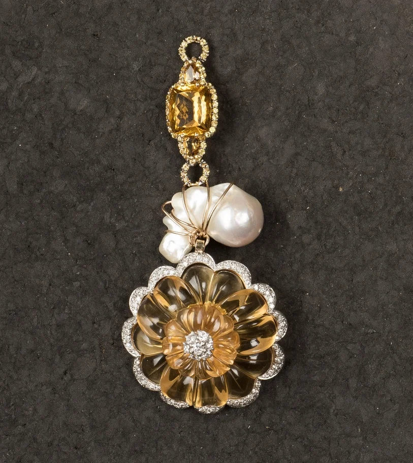 citrine pendant/p49