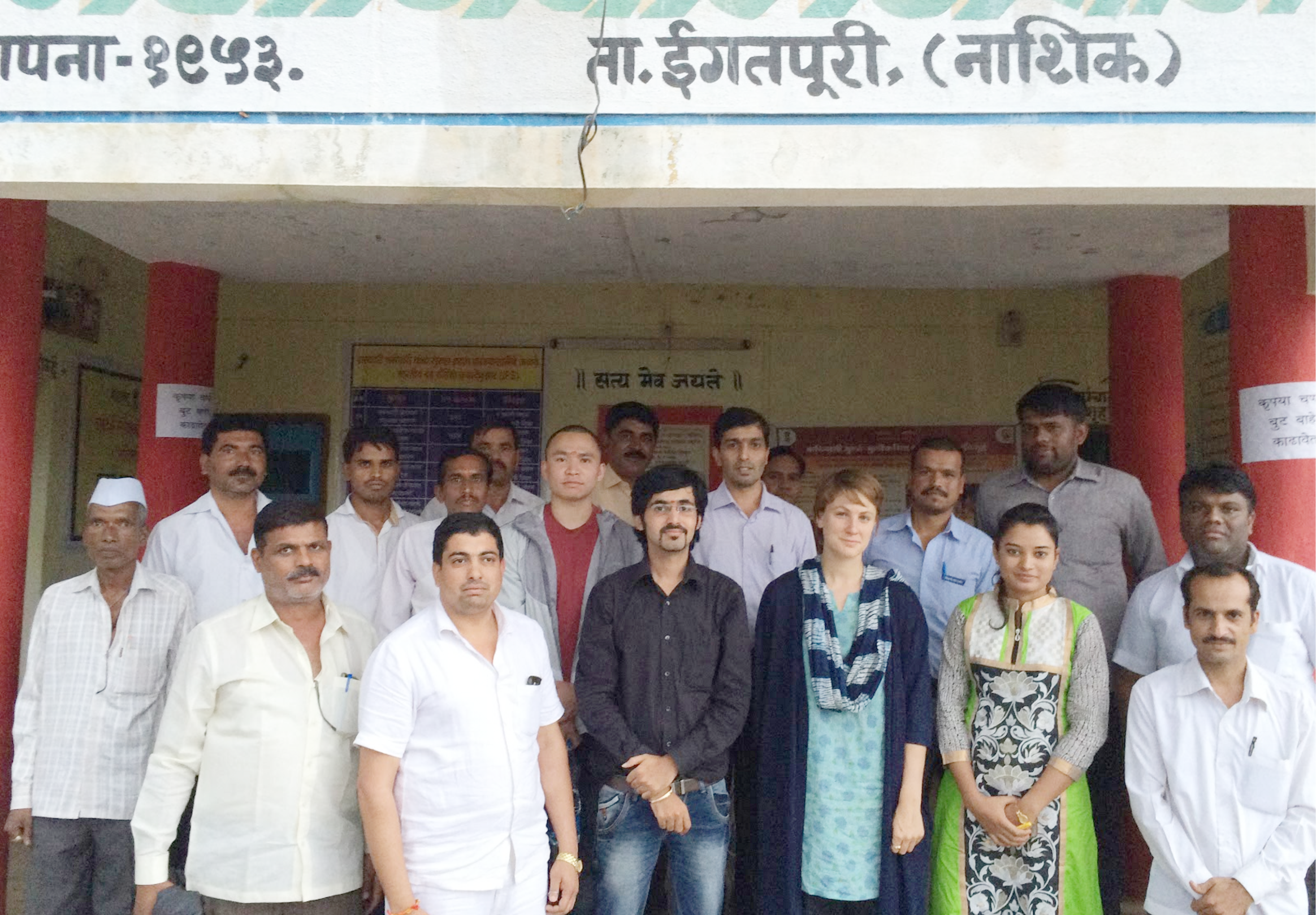 Village council following street naming ceremony