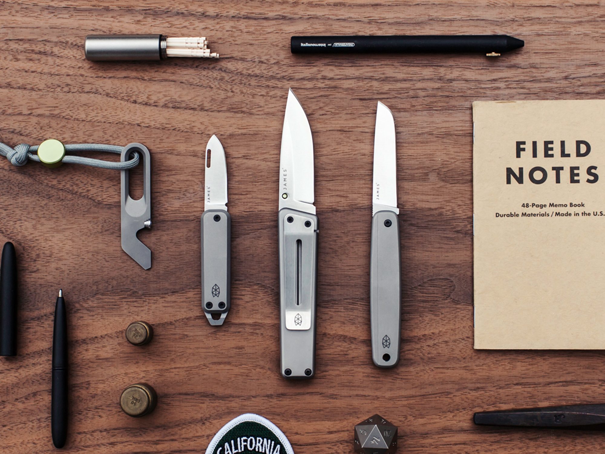 The James Brand Titanium Collection | $85-350