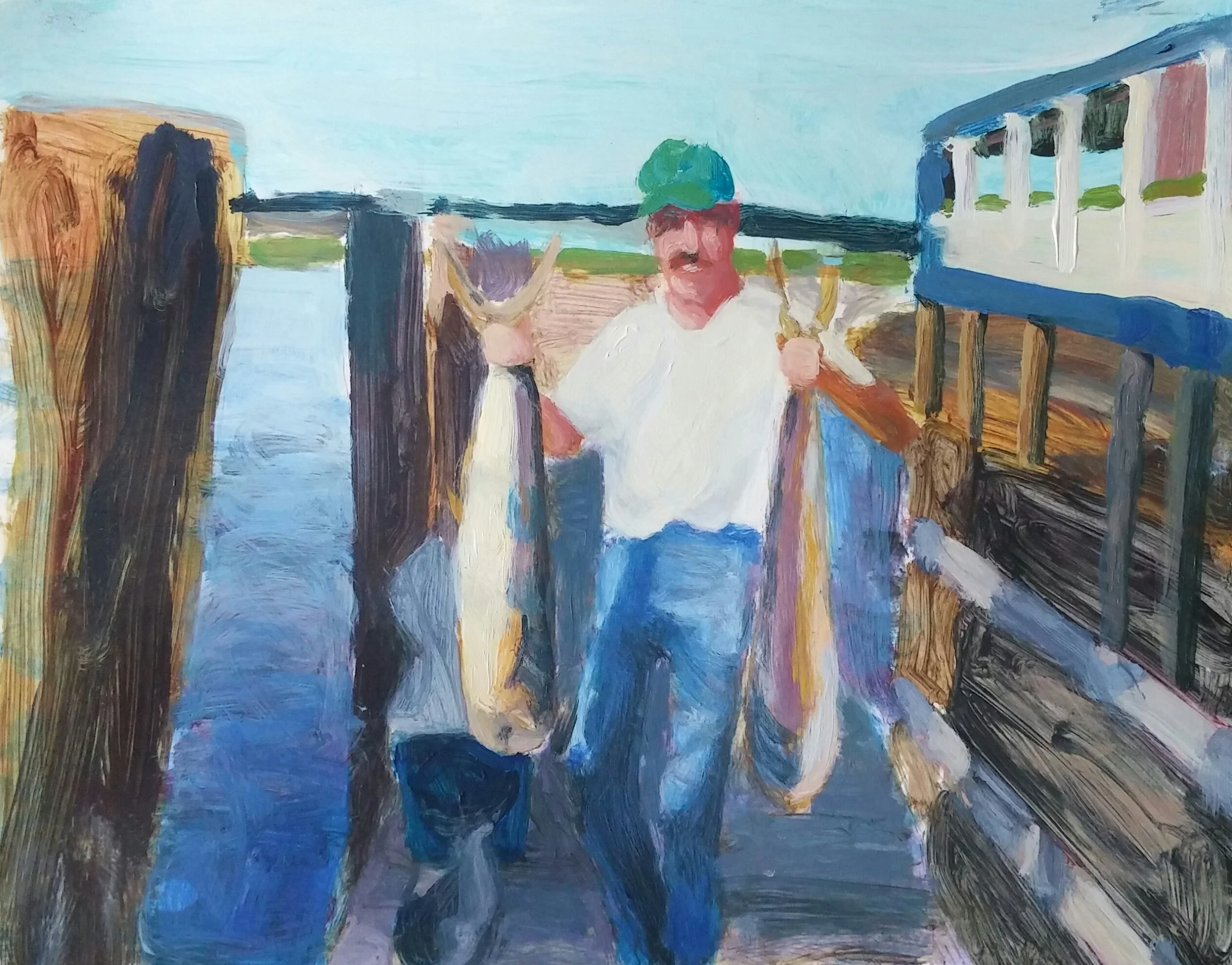 James with Mahi Mahi