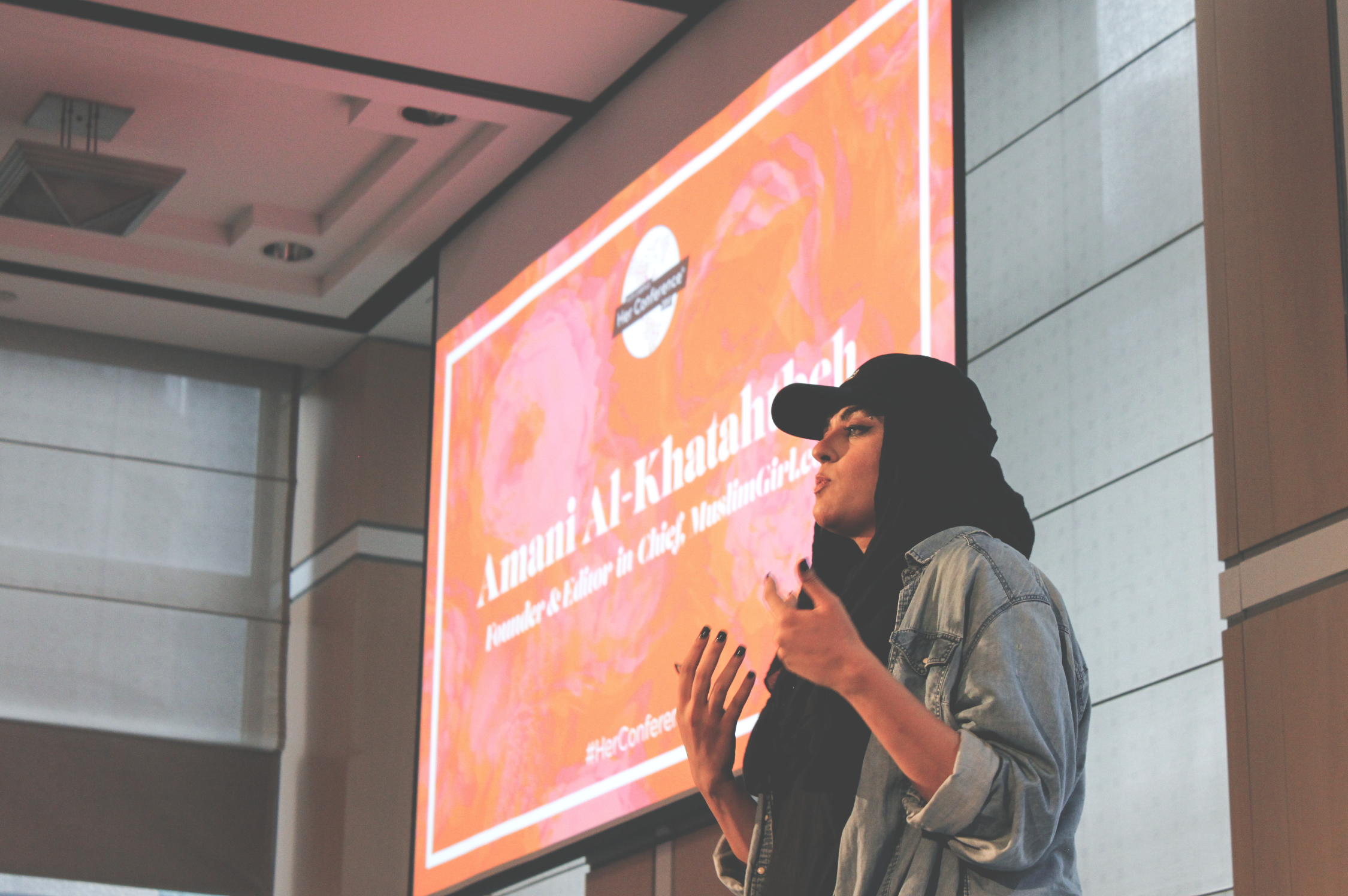 her conference 2017 speaker signage
