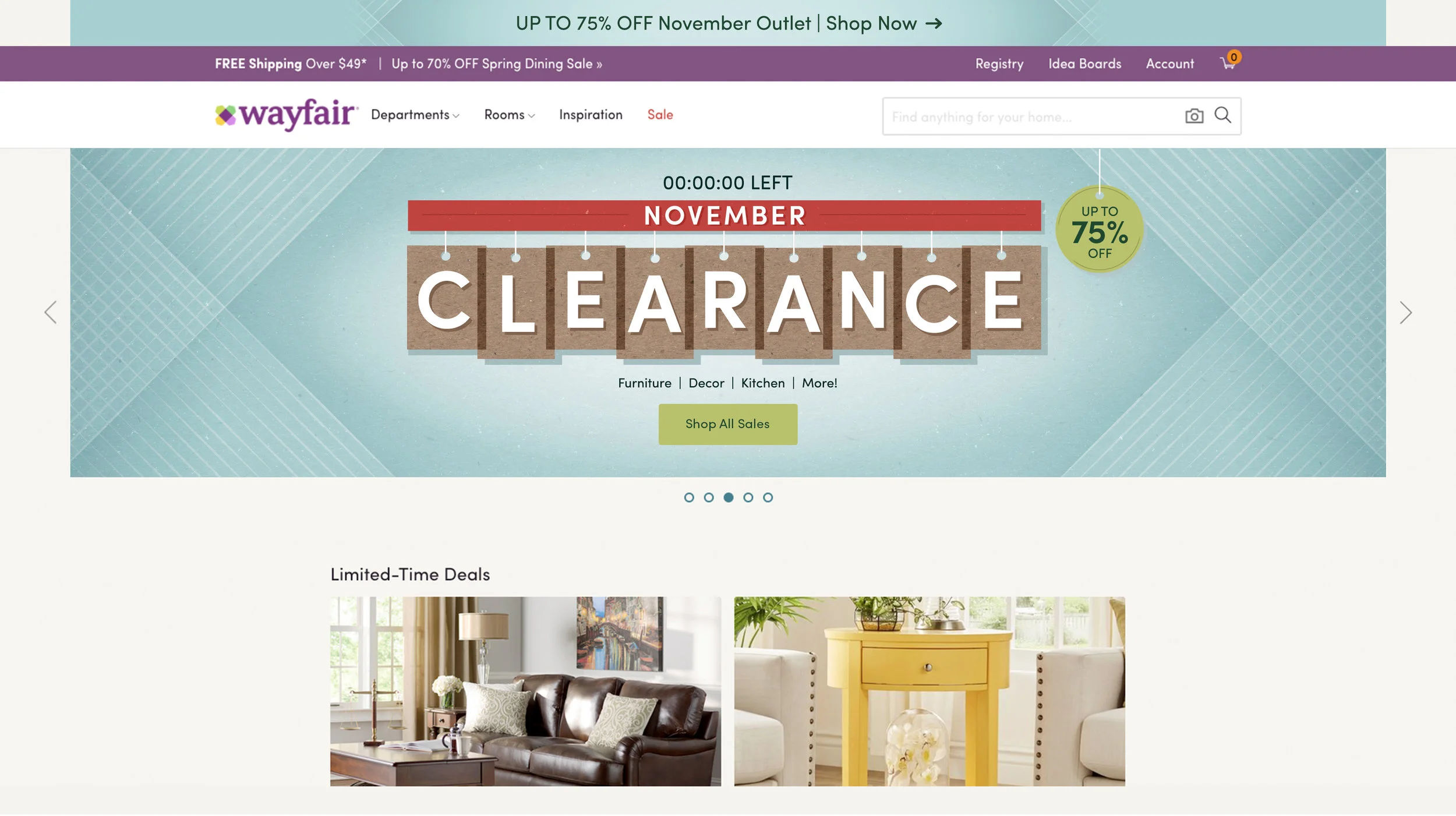 November Clearance Major Promotion